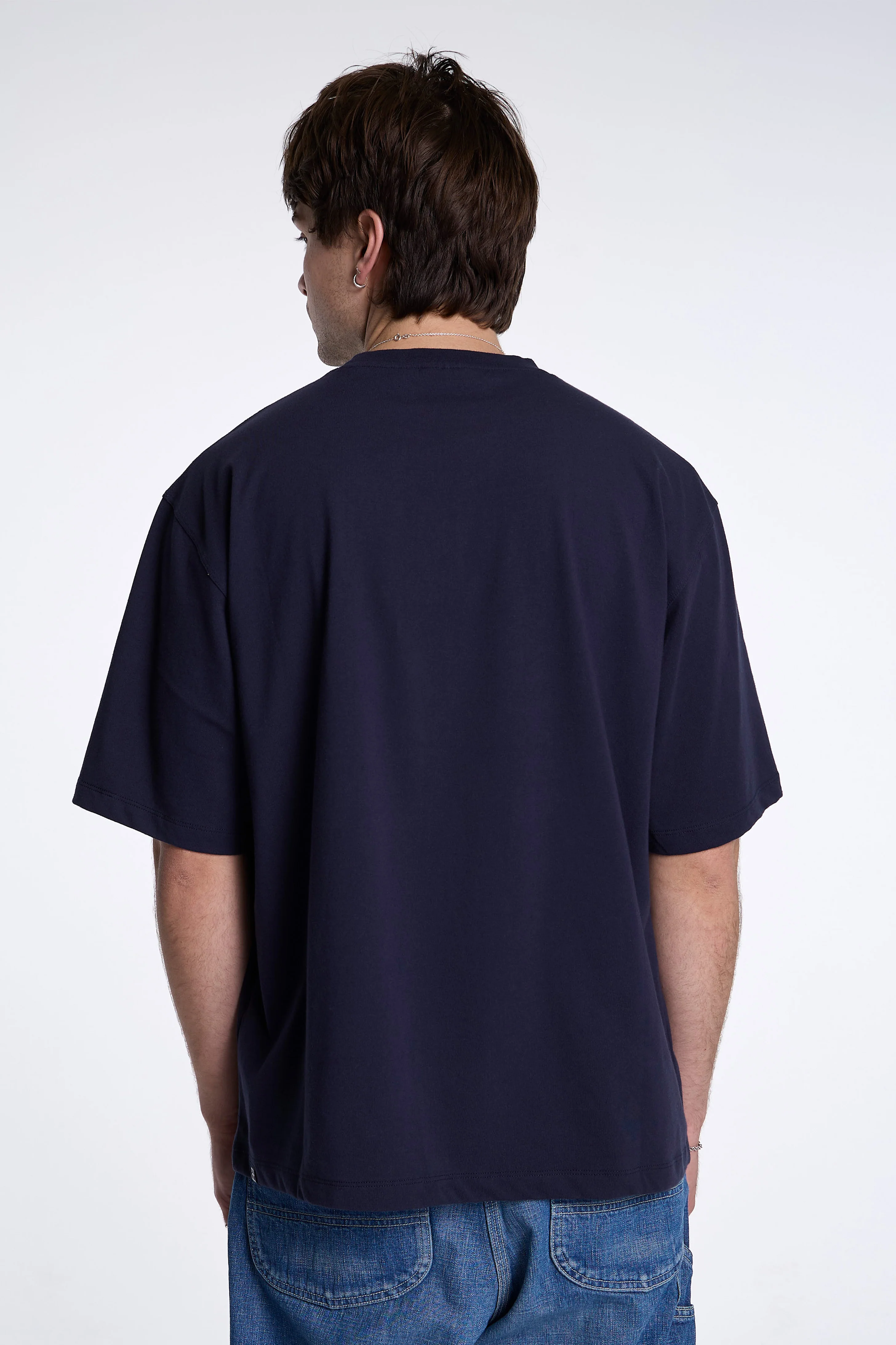 Box Fit T-Shirt Dark Navy - Image 2
