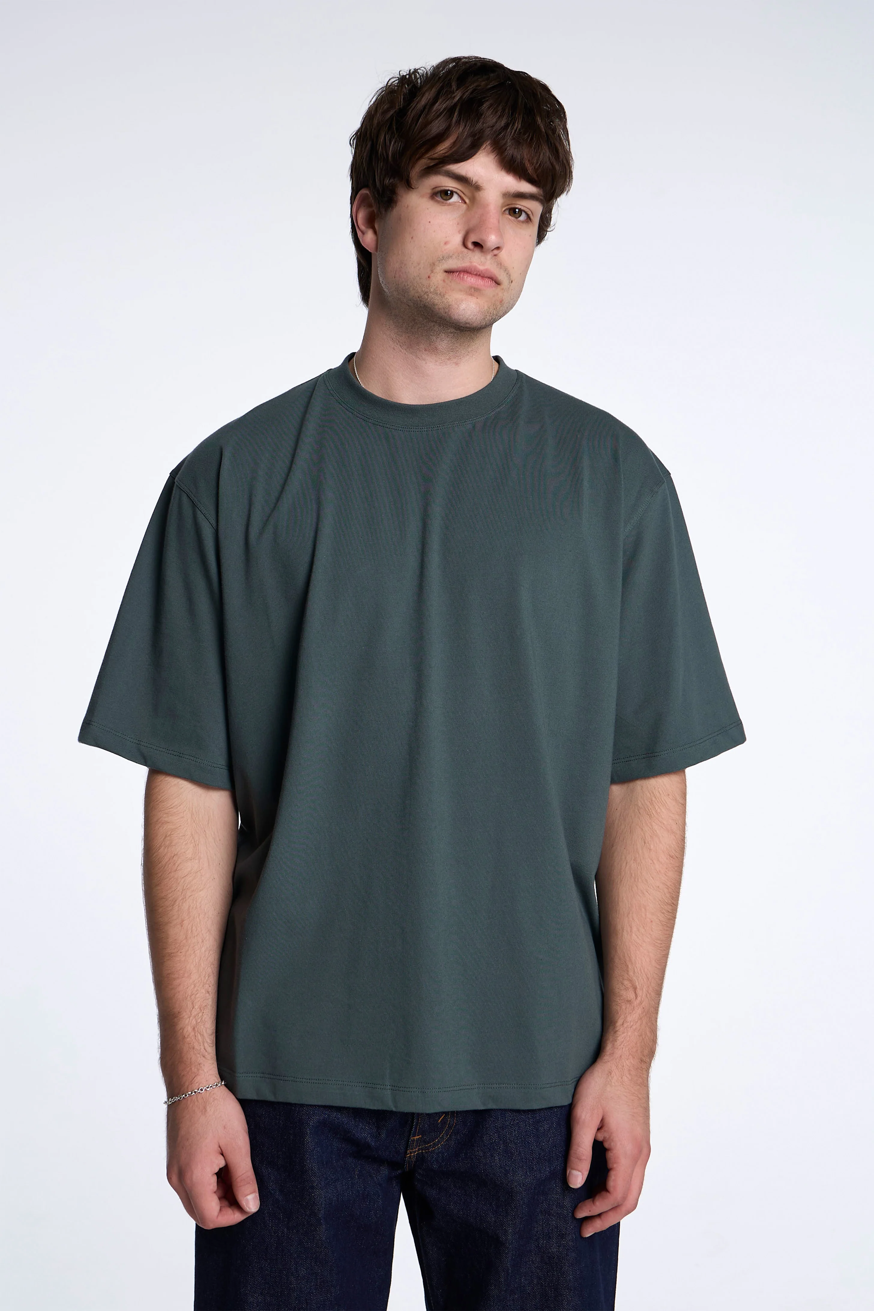 Box Fit T-Shirt Jade Green - Image 2