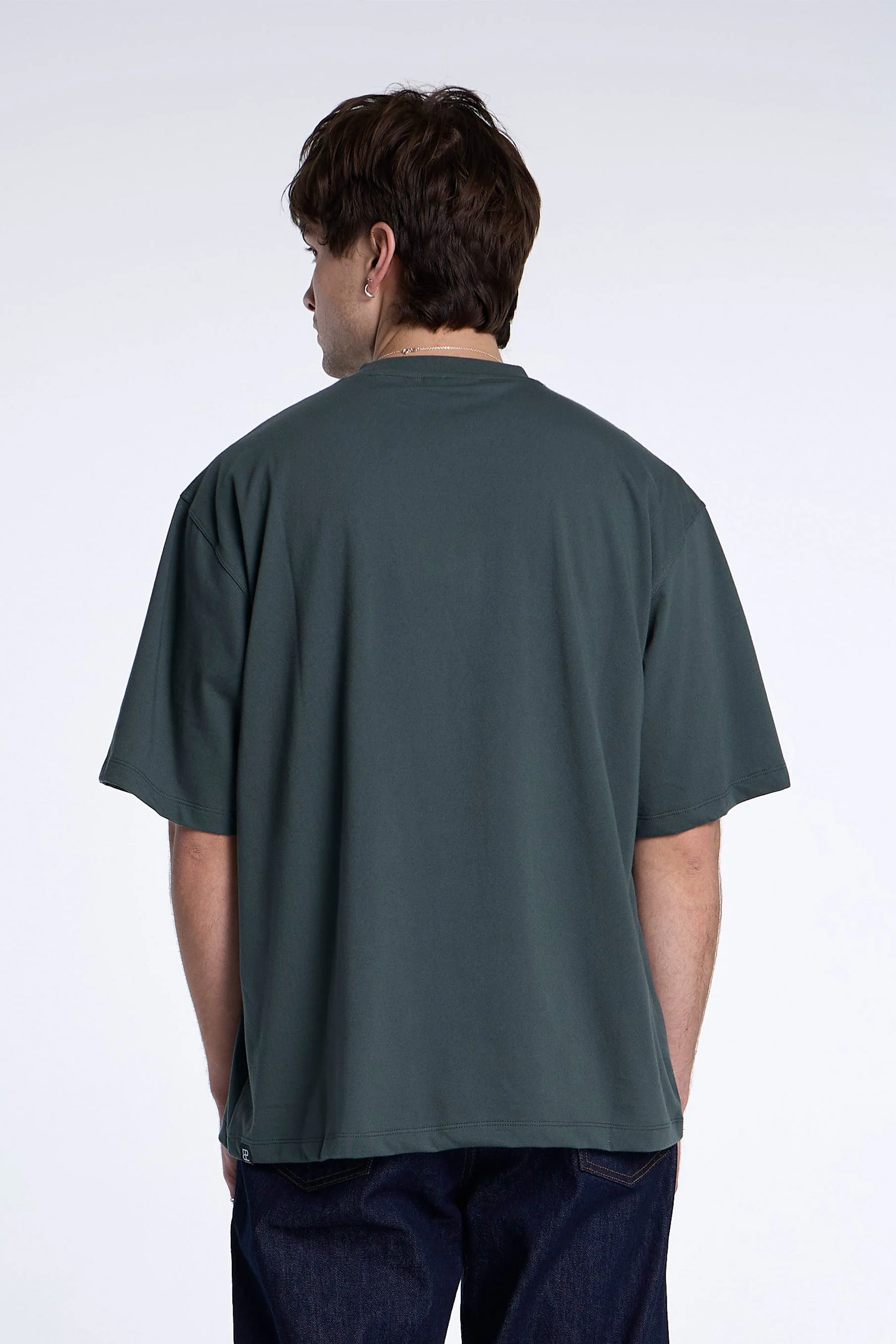 Box Fit T-Shirt Jade Green - Image 3