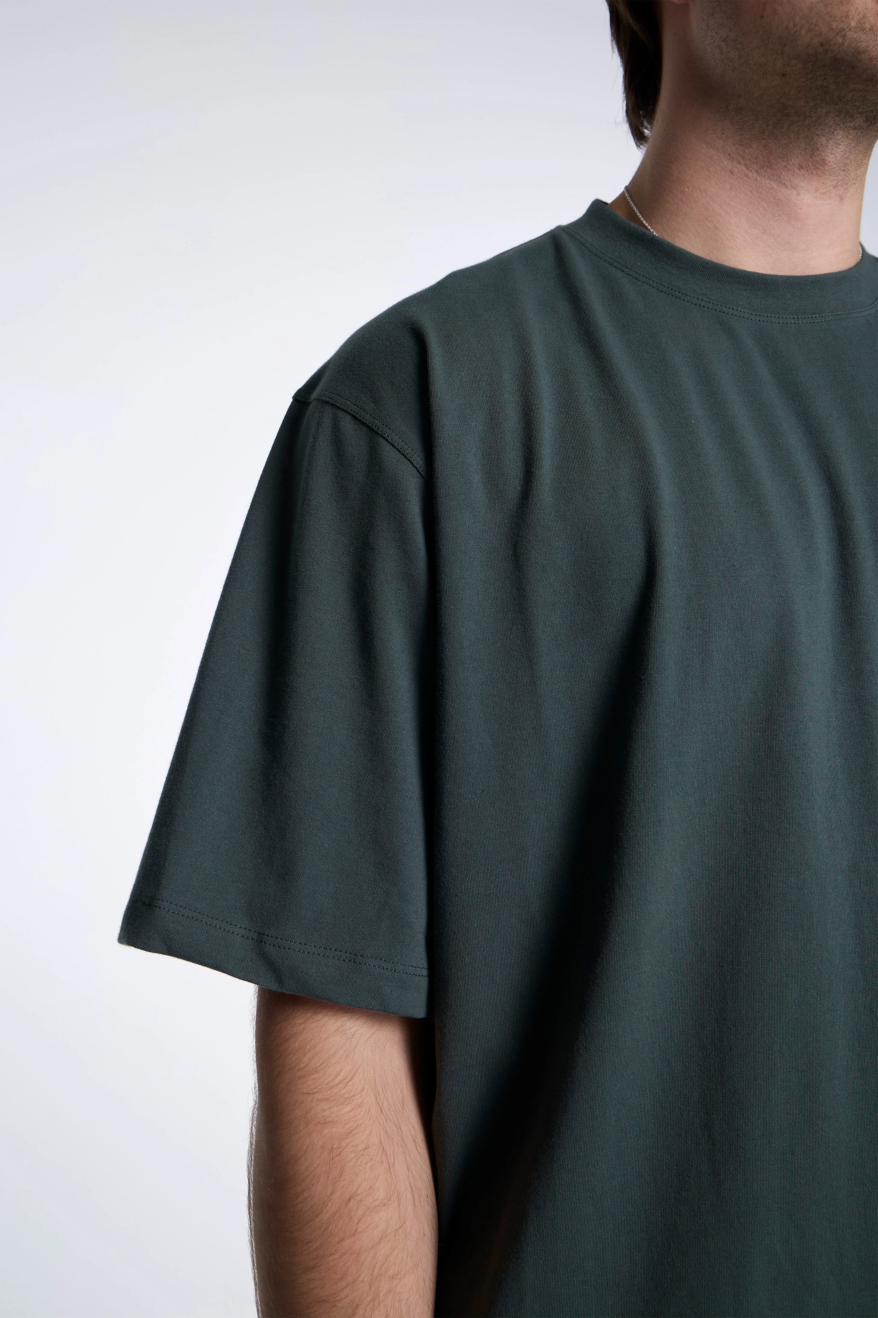 Box Fit T-Shirt Jade Green - Image 4