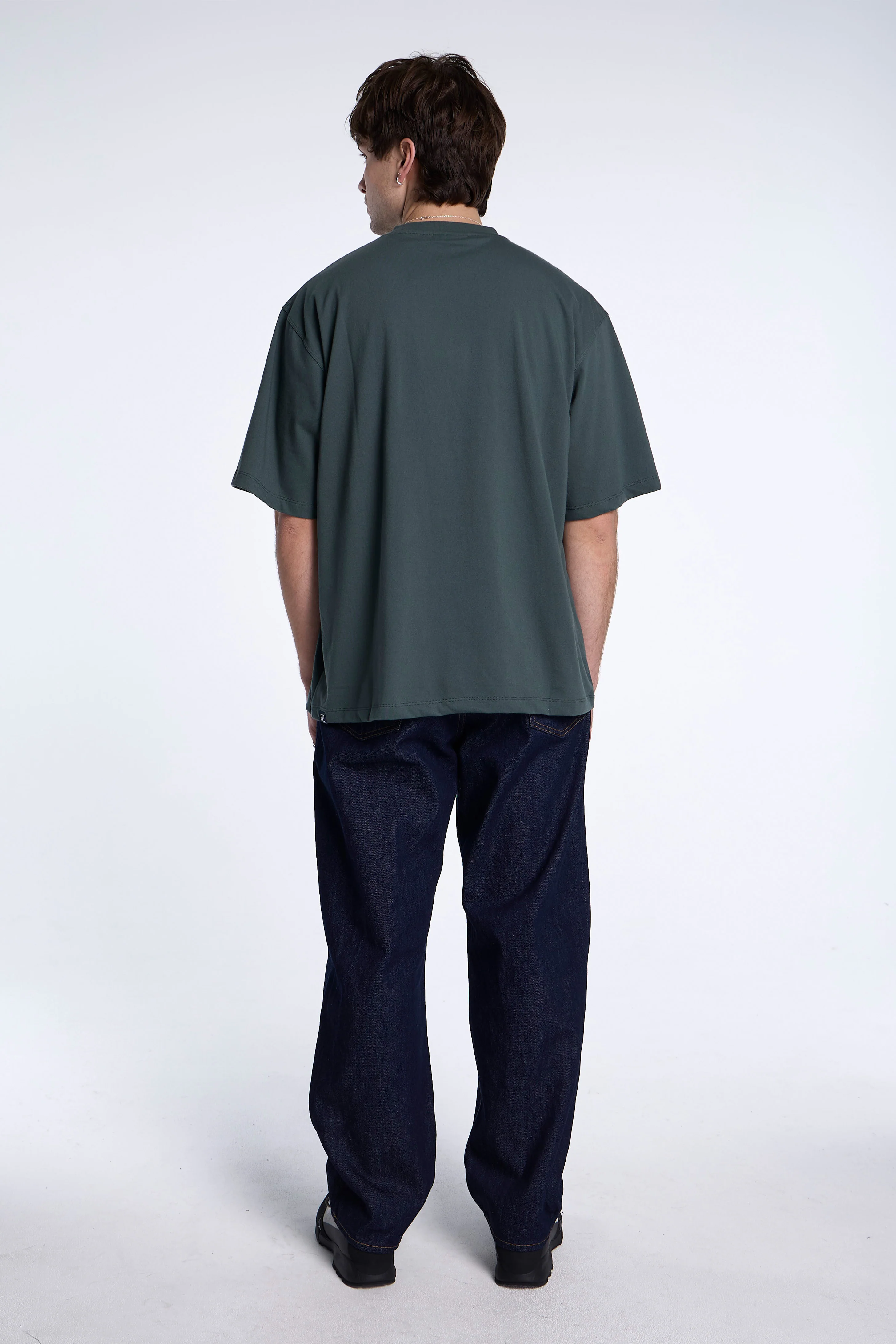 Box Fit T-Shirt Jade Green - Image 5