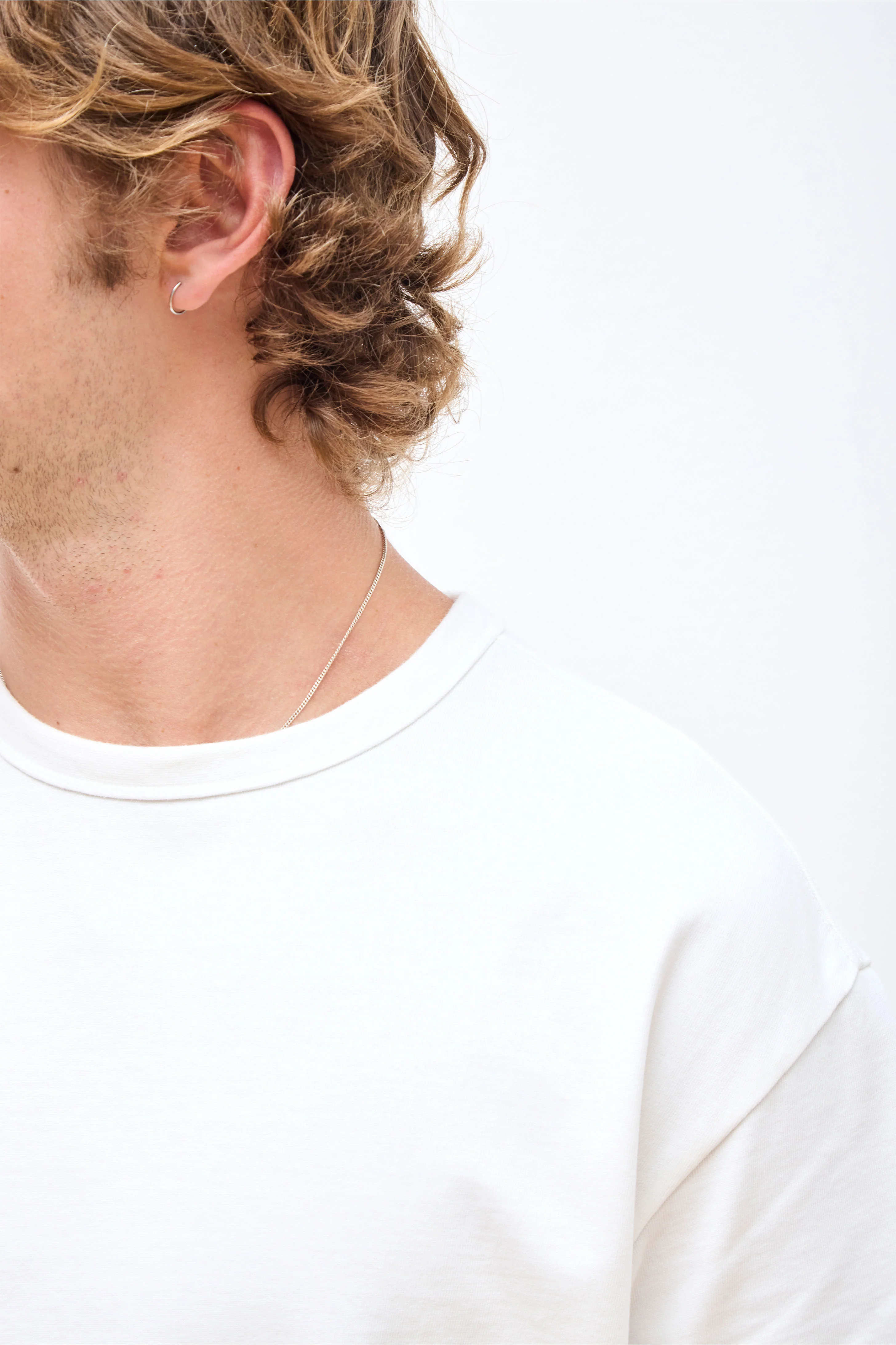 Loose Fit T-Shirt Off White - Image 3