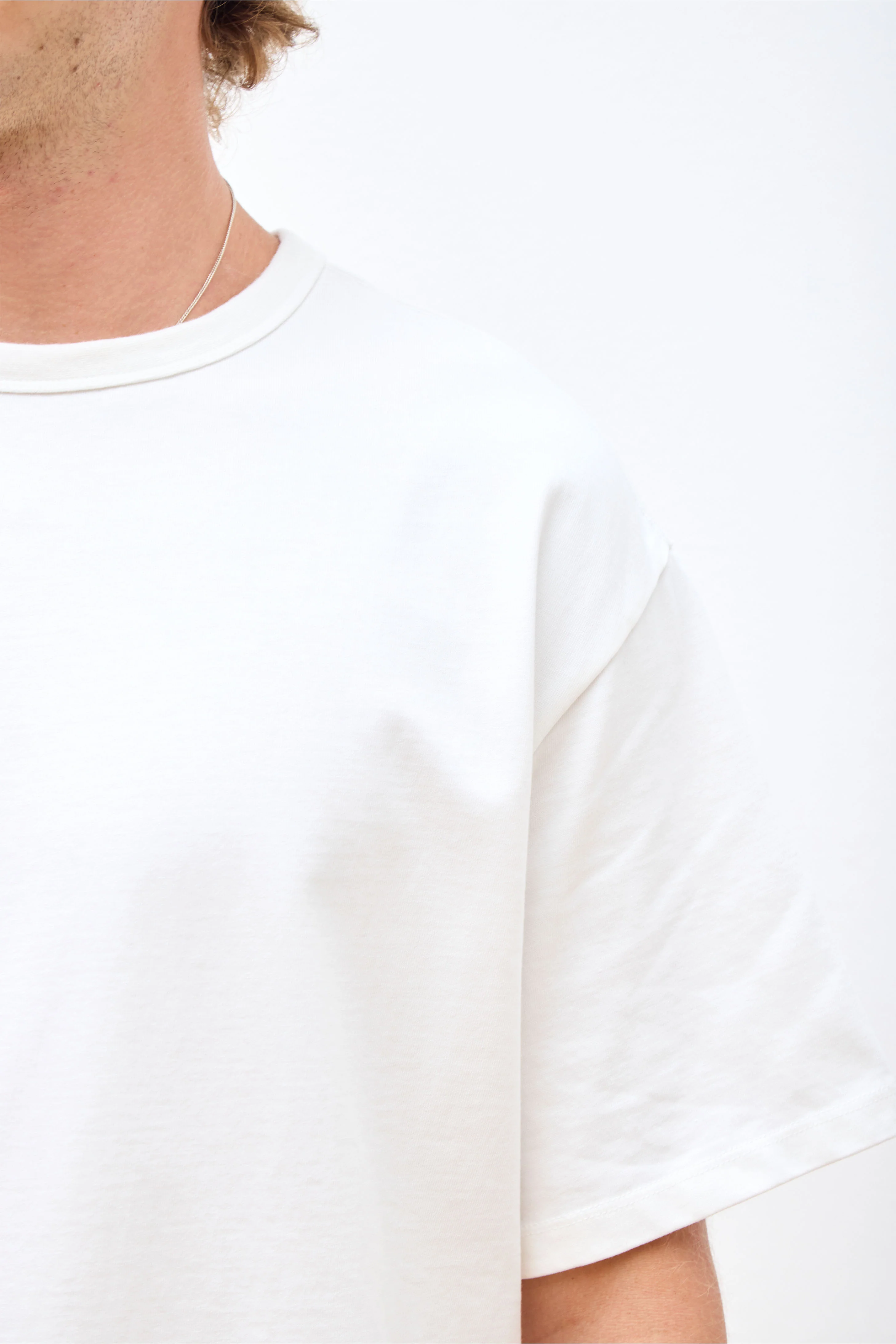 Loose Fit T-Shirt Off White - Image 6