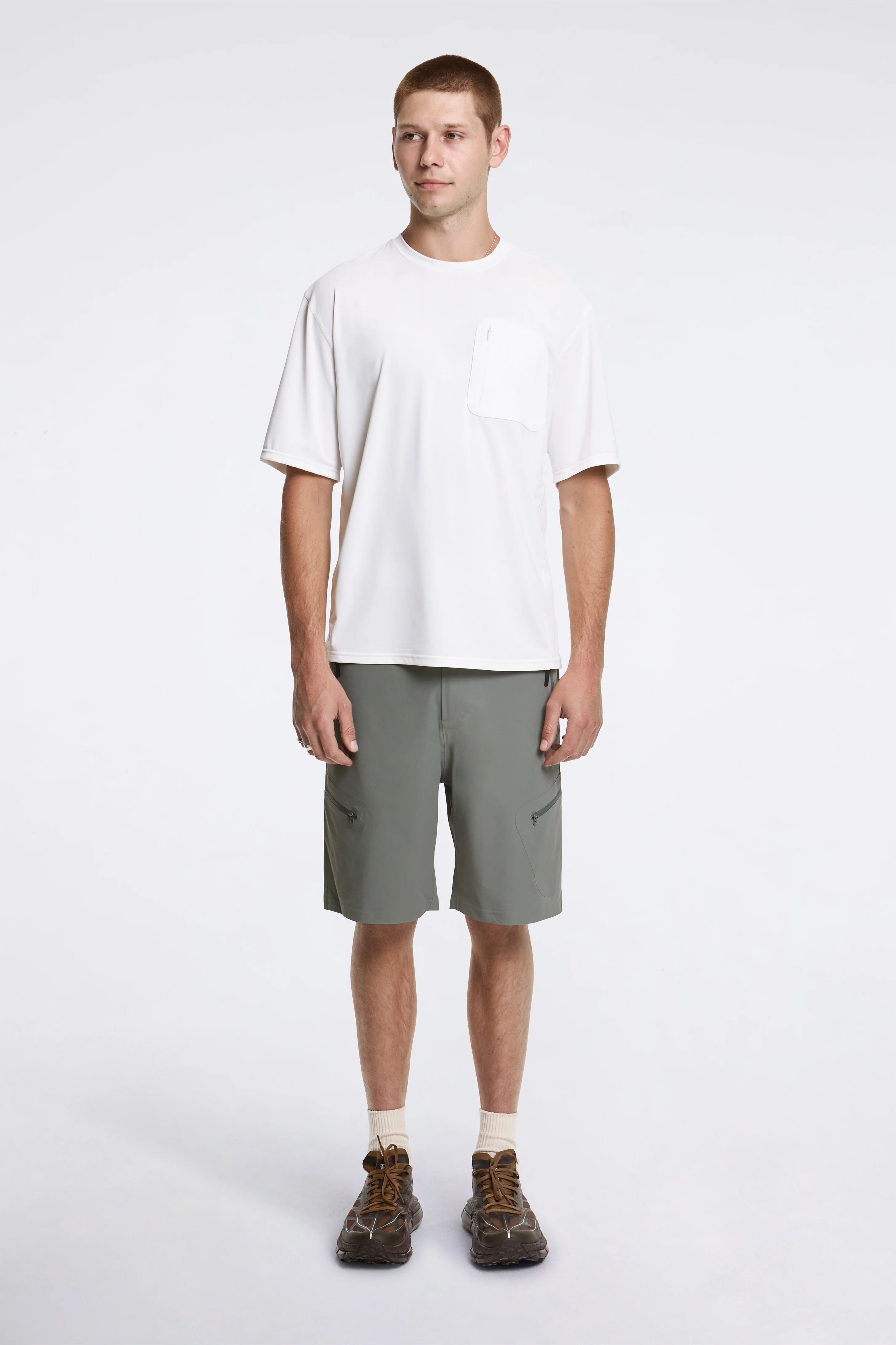 Edge LT Softshell Technical Shorts Pine Mist - Image 6