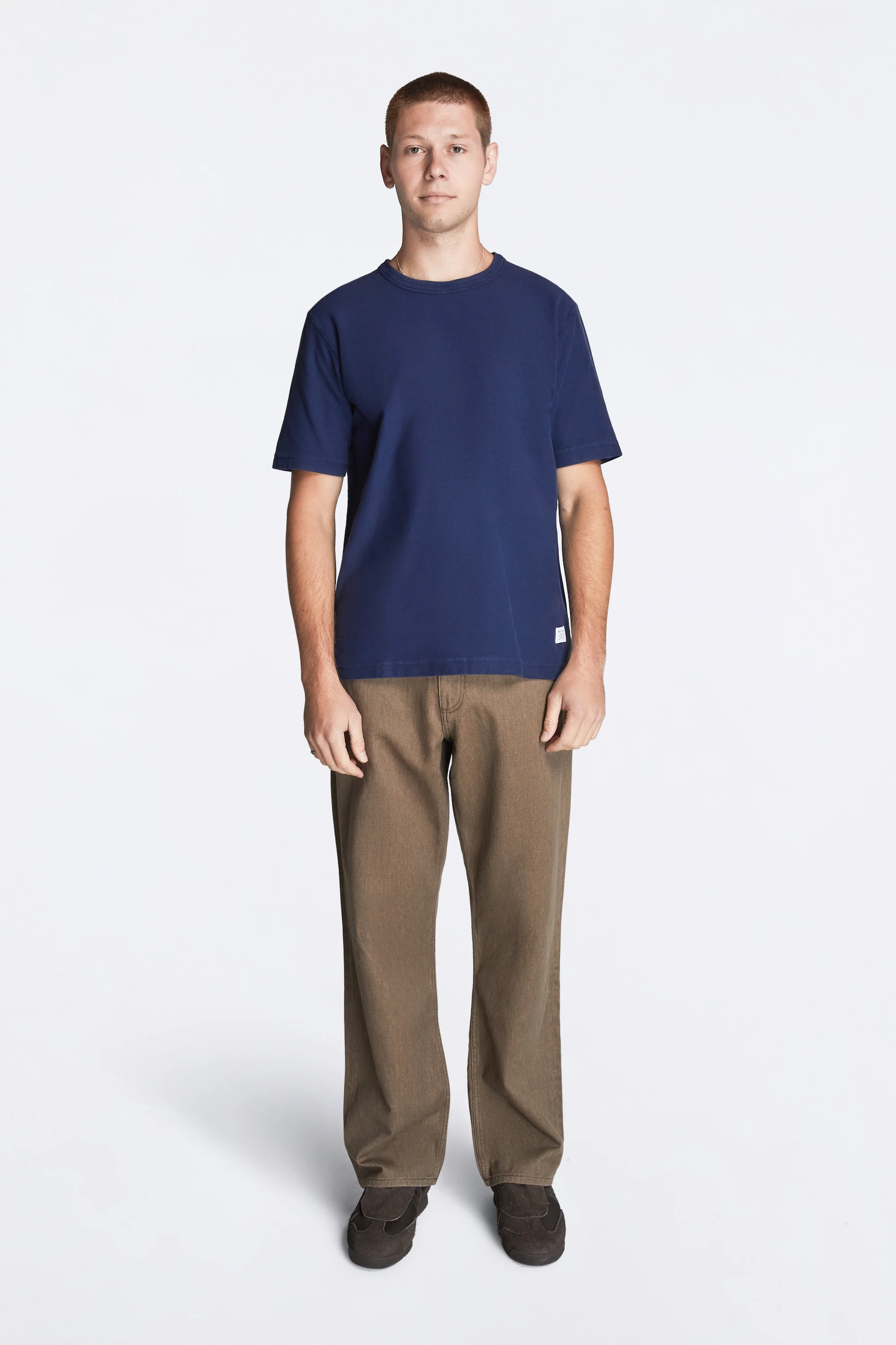 Elmelunde Organic Dry Cotton GMD T-shirt Workwear Blue - Image 2