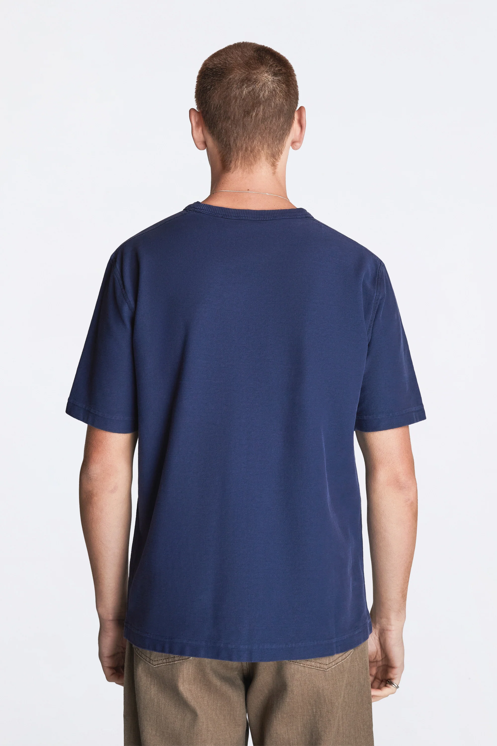 Elmelunde Organic Dry Cotton GMD T-shirt Workwear Blue - Image 4