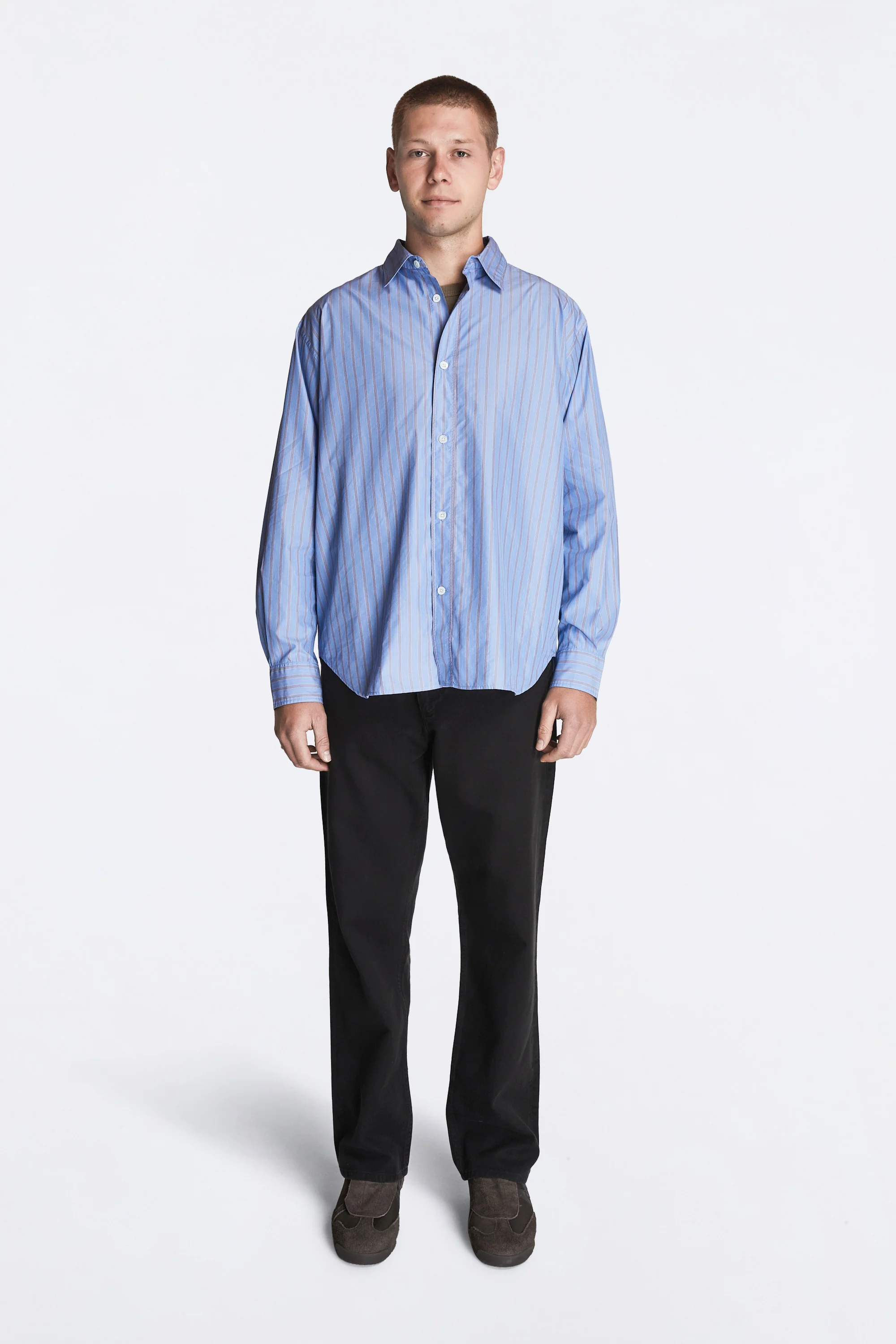 Espevik Fine Oversize Shirt Bel Air Blue - Image 2