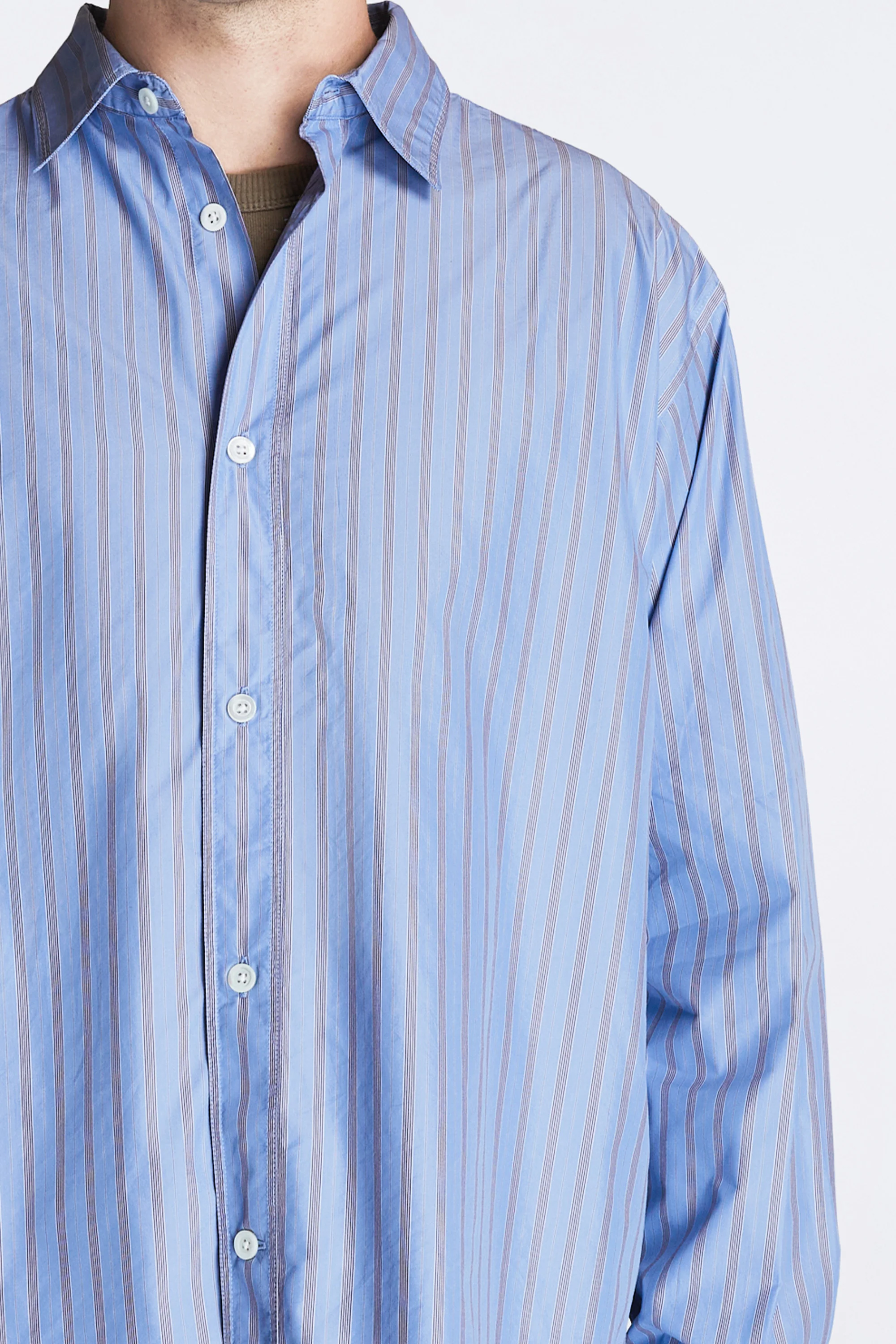 Espevik Fine Oversize Shirt Bel Air Blue - Image 3