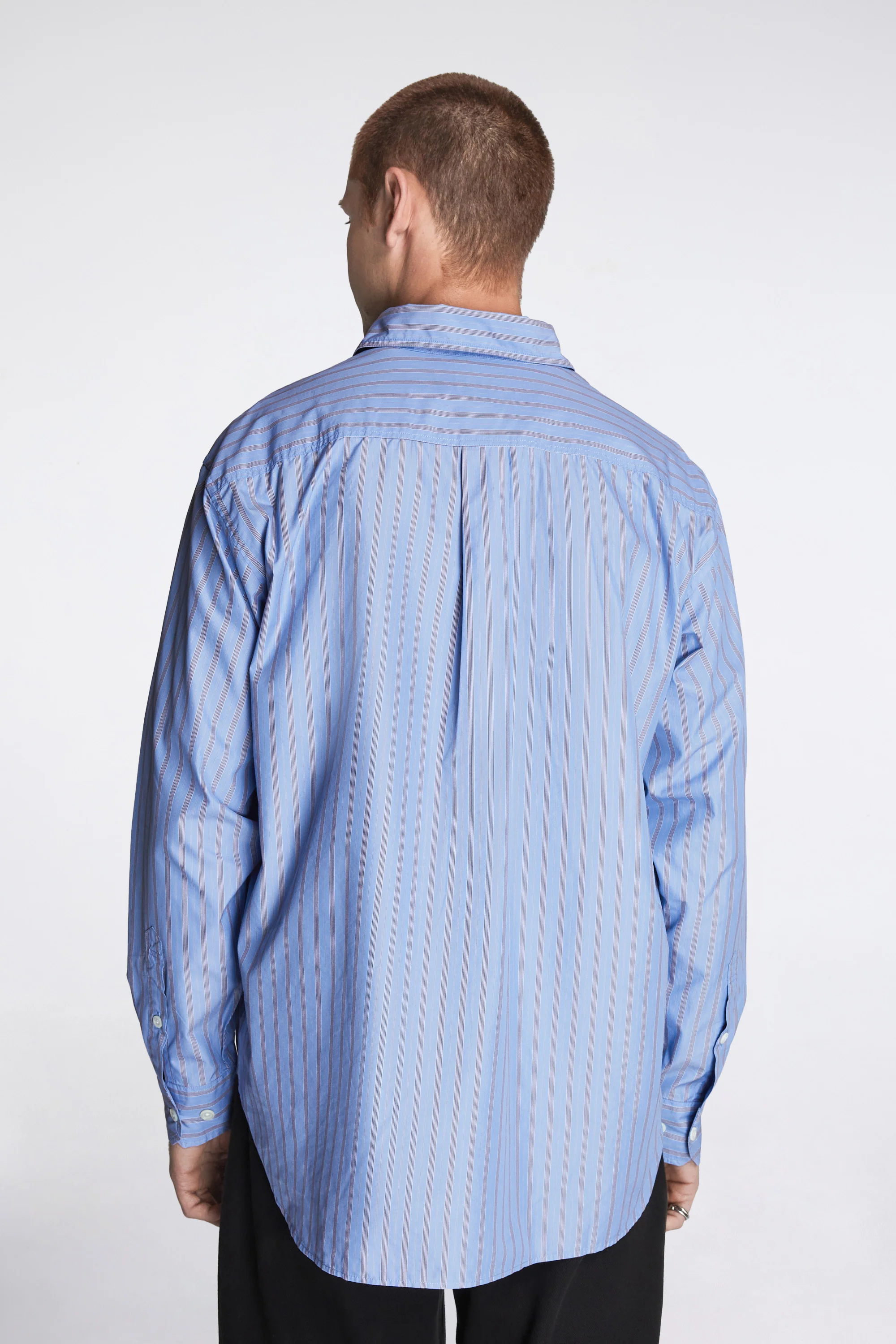 Espevik Fine Oversize Shirt Bel Air Blue - Image 4