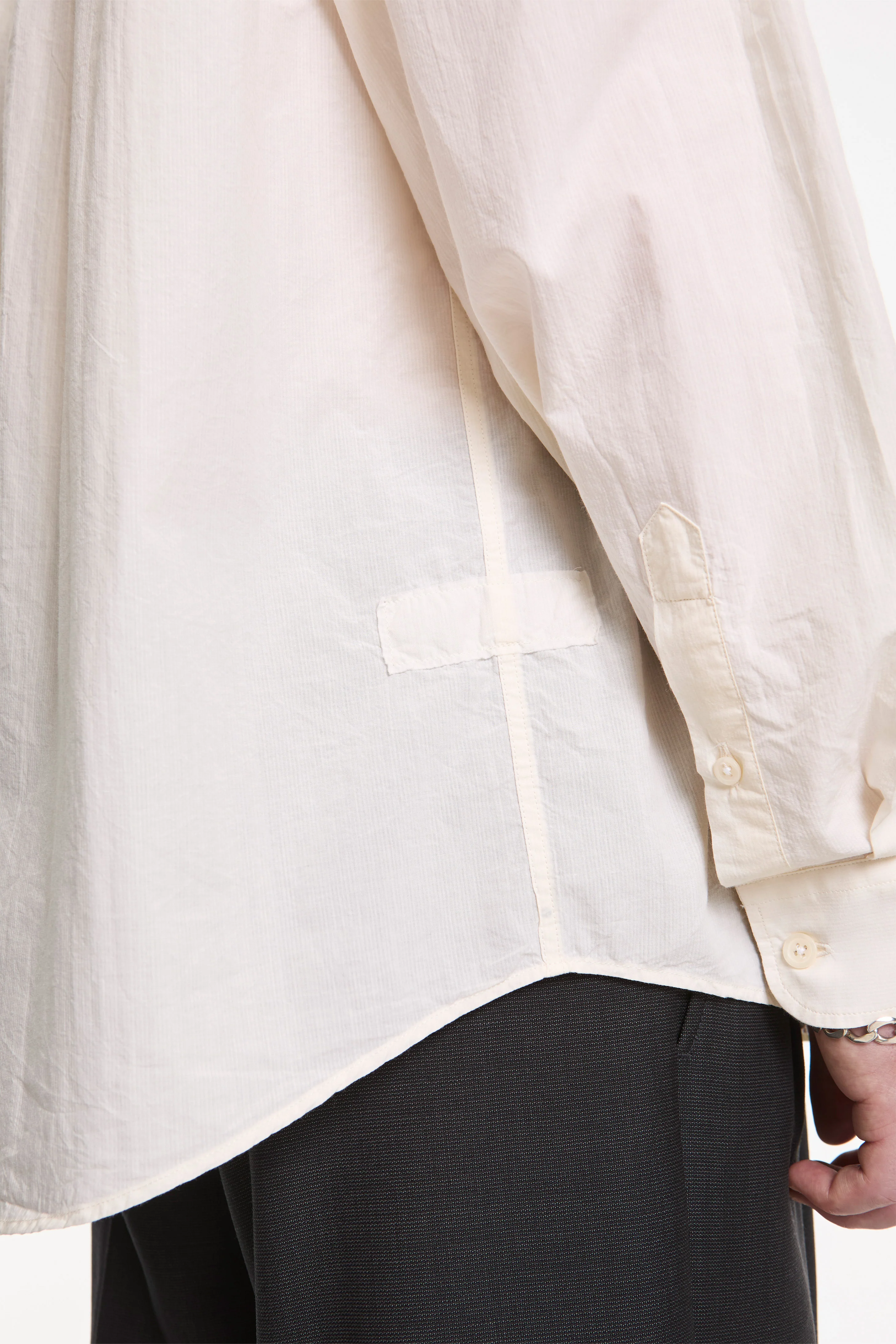 Essay Shirt Off White Micro Check - Image 4