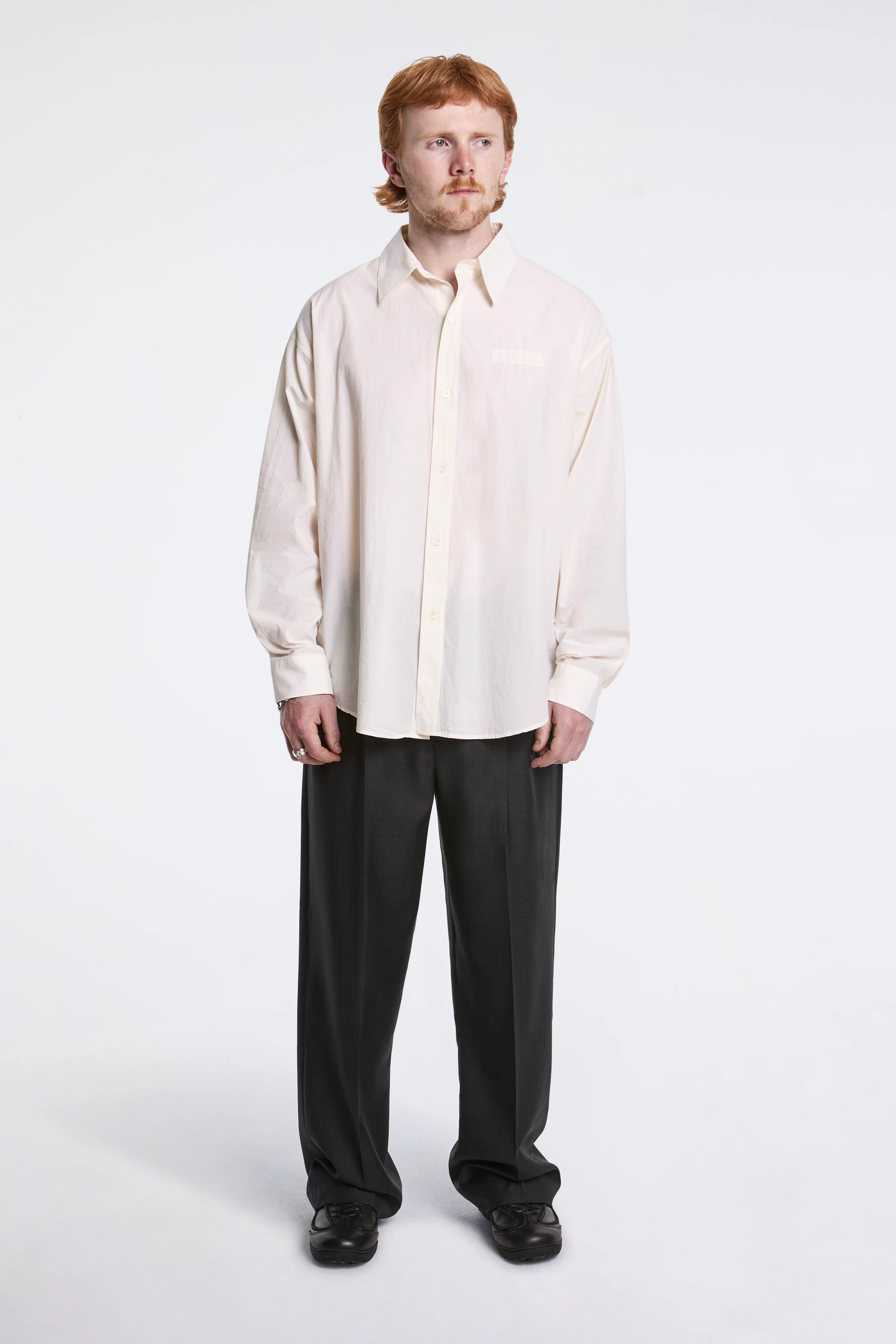 Essay Shirt Off White Micro Check - Image 6
