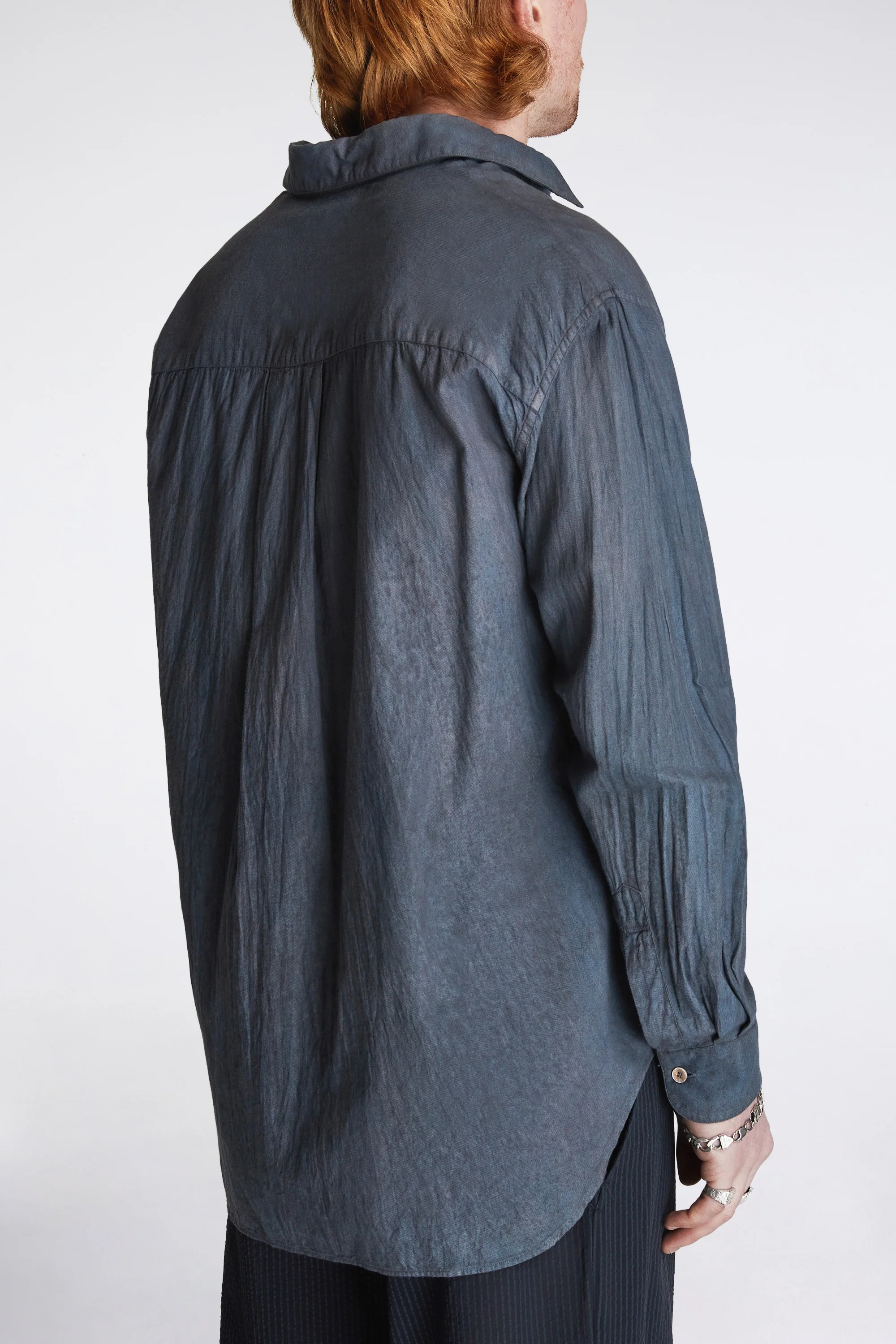 Eternal Shirt Organic Cotton Plum X Indigo Mud Splash - Image 4