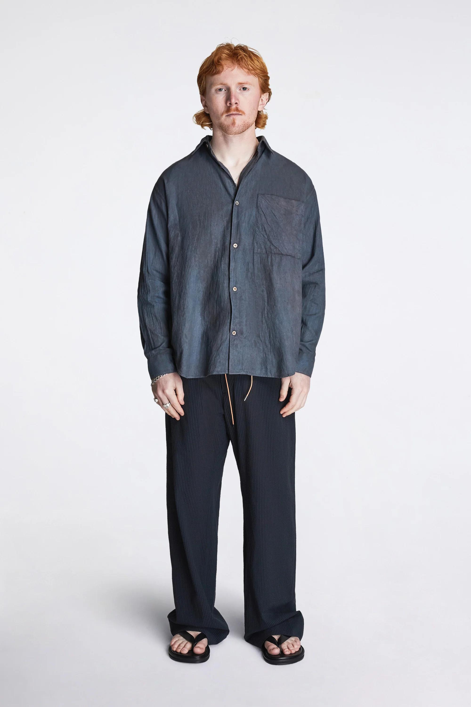 Eternal Shirt Organic Cotton Plum X Indigo Mud Splash - Image 5