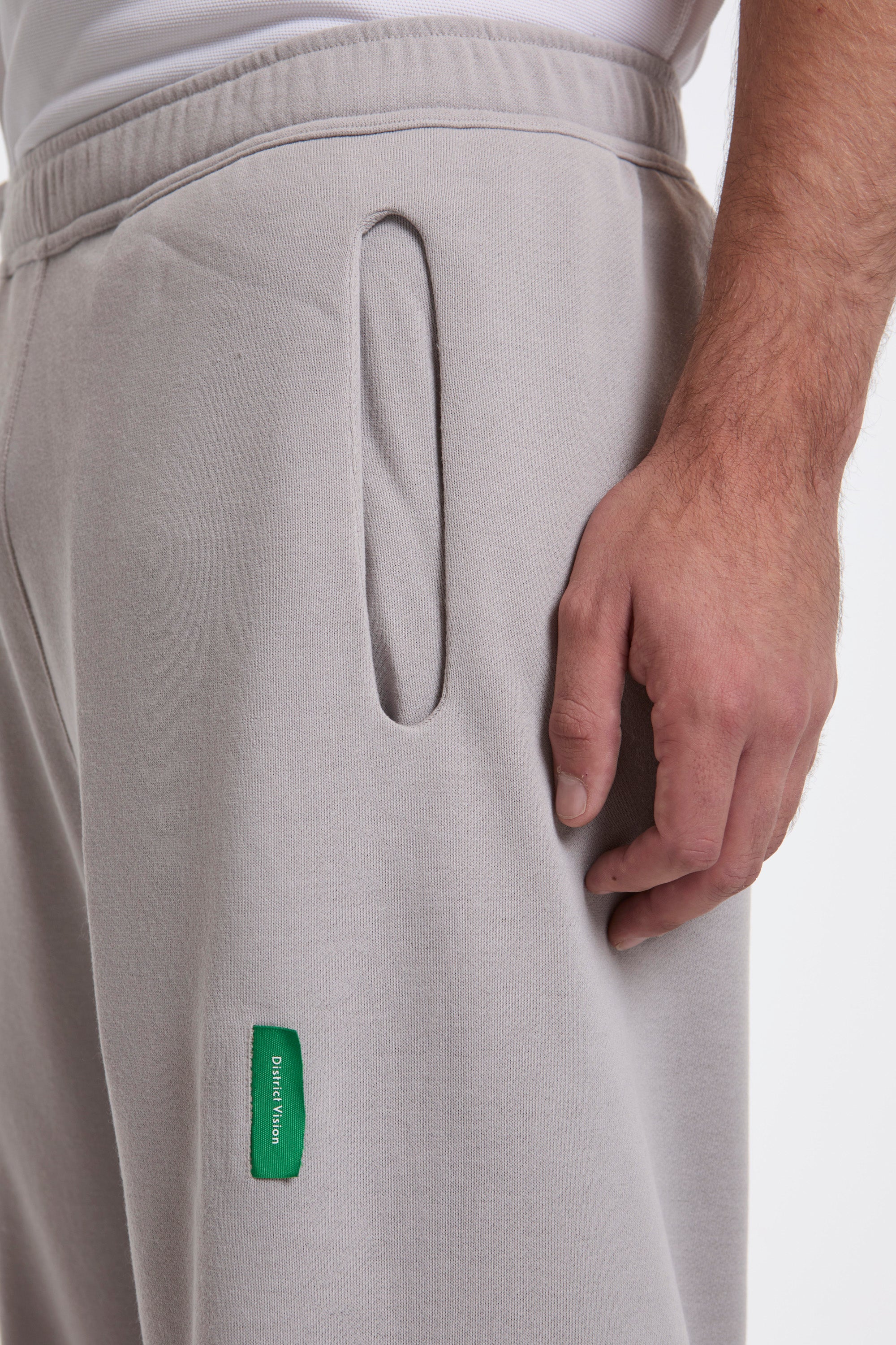 French Terry Sweatpants Cement - Image 4