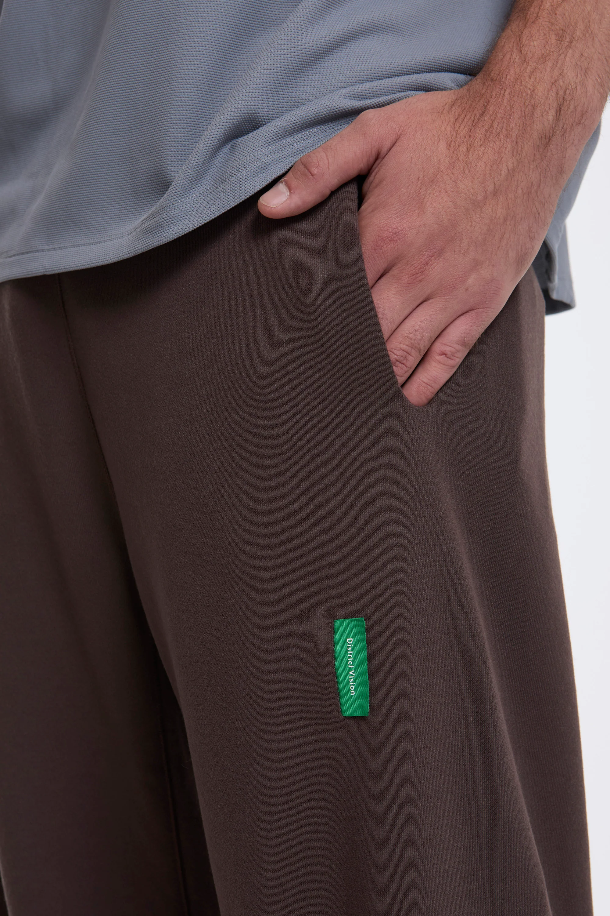 French Terry Sweatpants Umber - Image 4