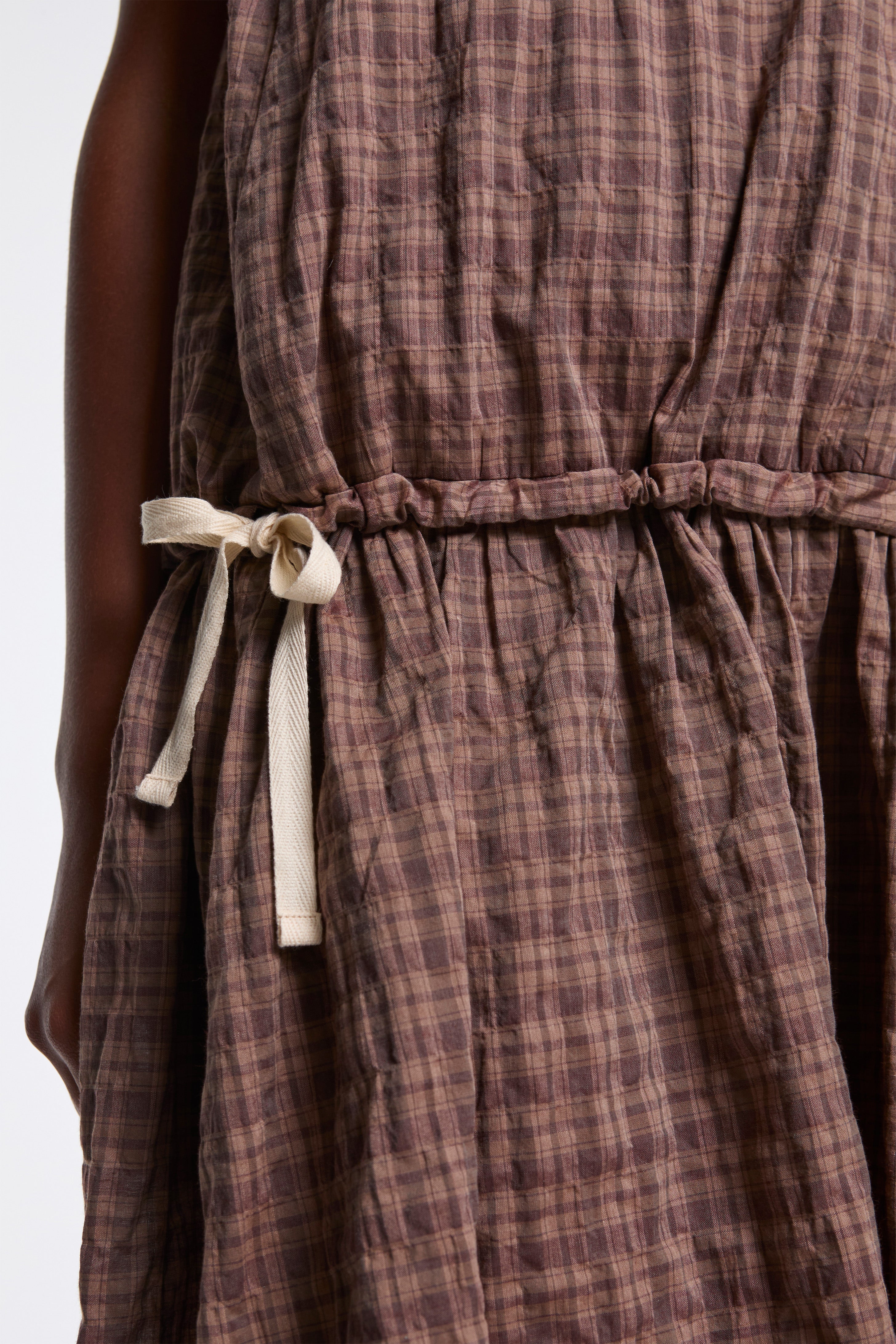 Full Body Gathered Dress Umber - Image 3