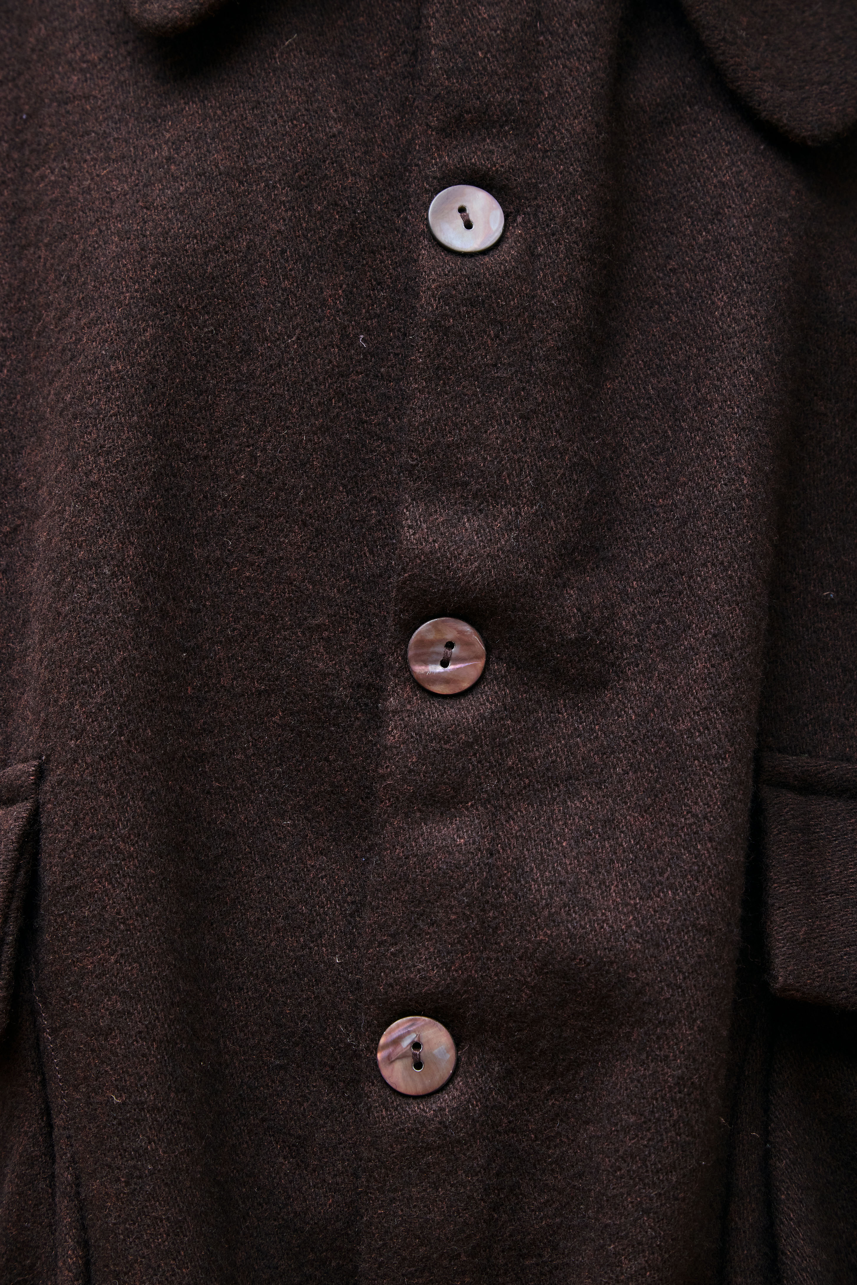 Farmer Jacket Naturally Dyed Antique Wool - Image 3