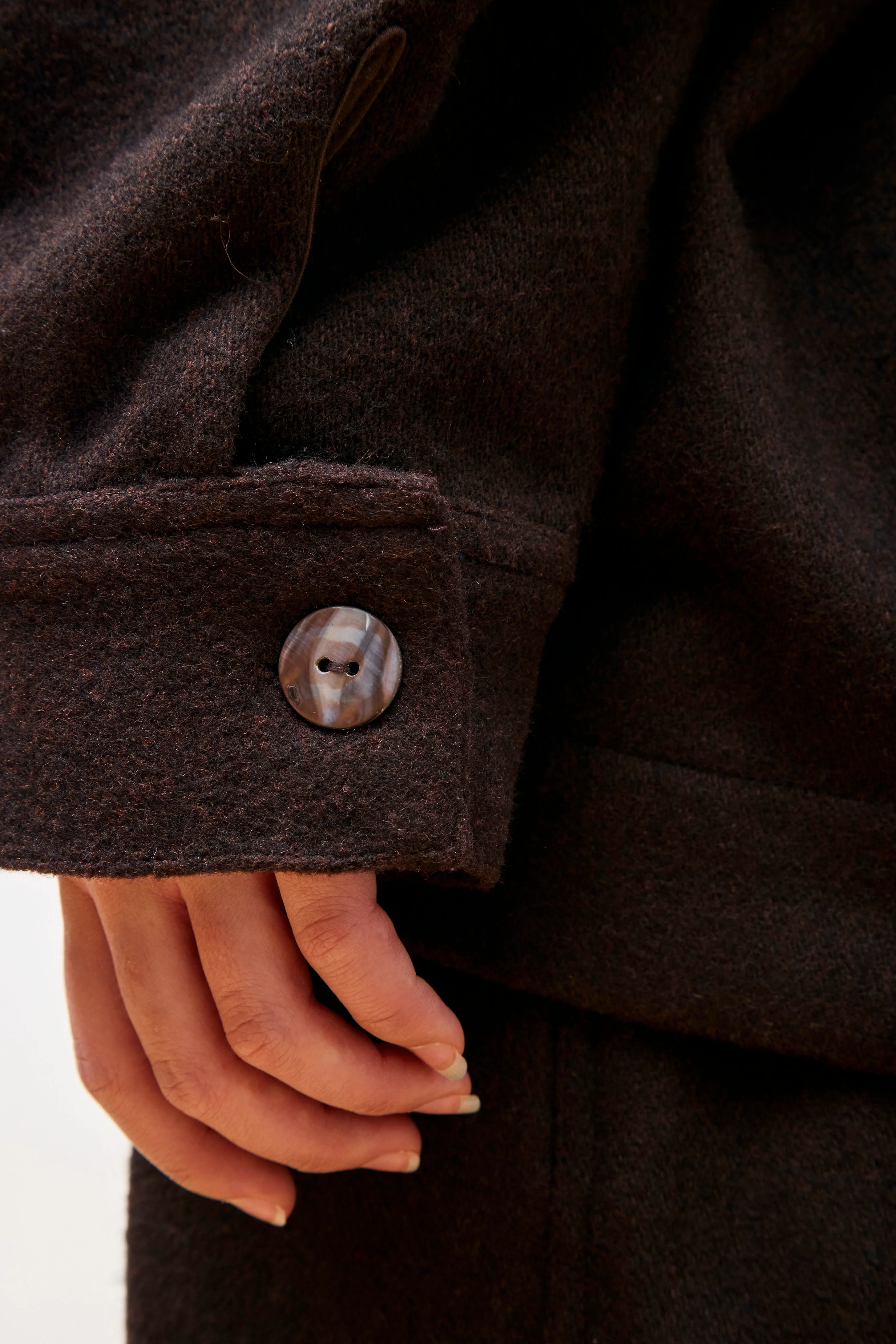 Farmer Jacket Naturally Dyed Antique Wool - Image 4