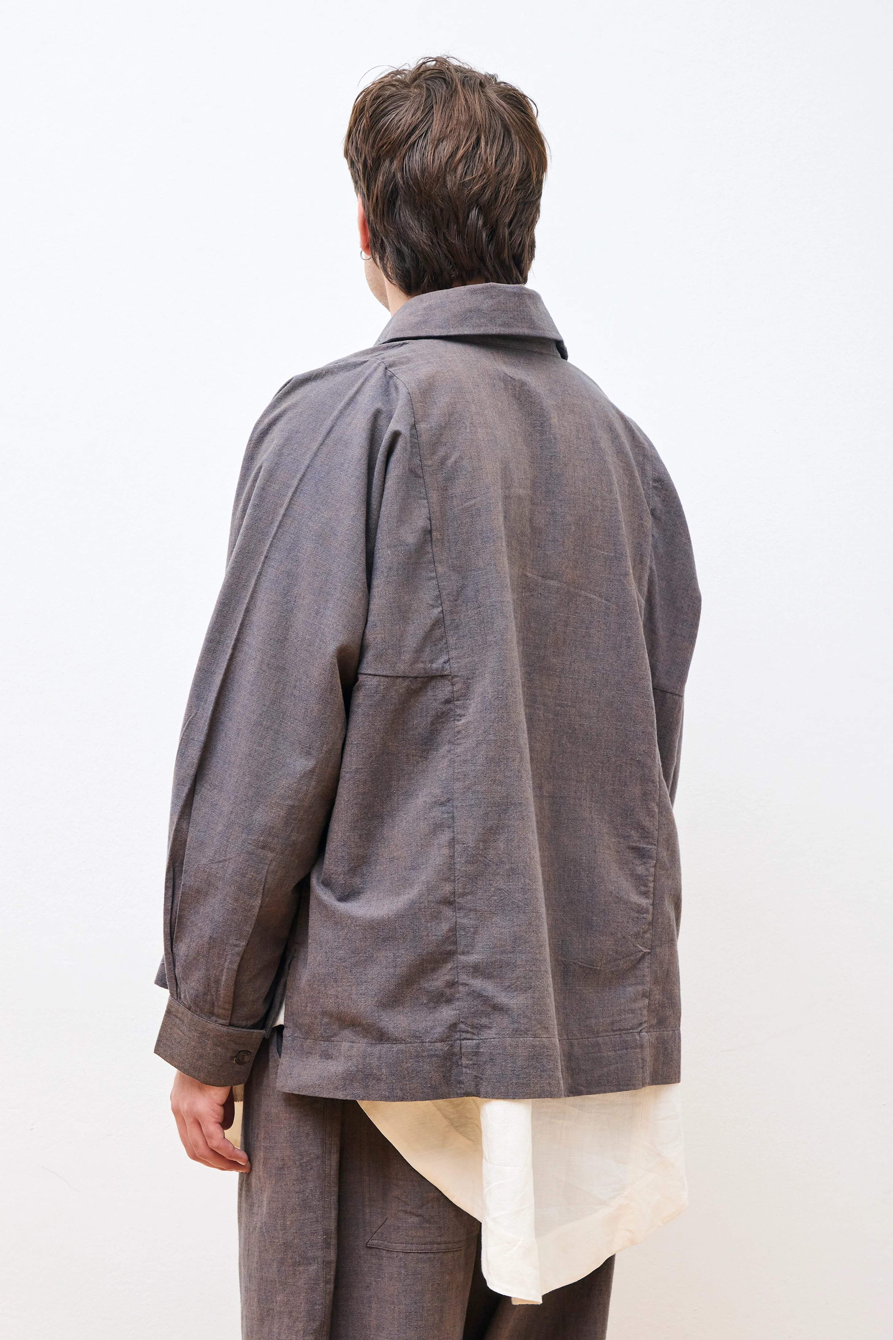 Farmer Jacket Persimmon & Indigo - Image 11