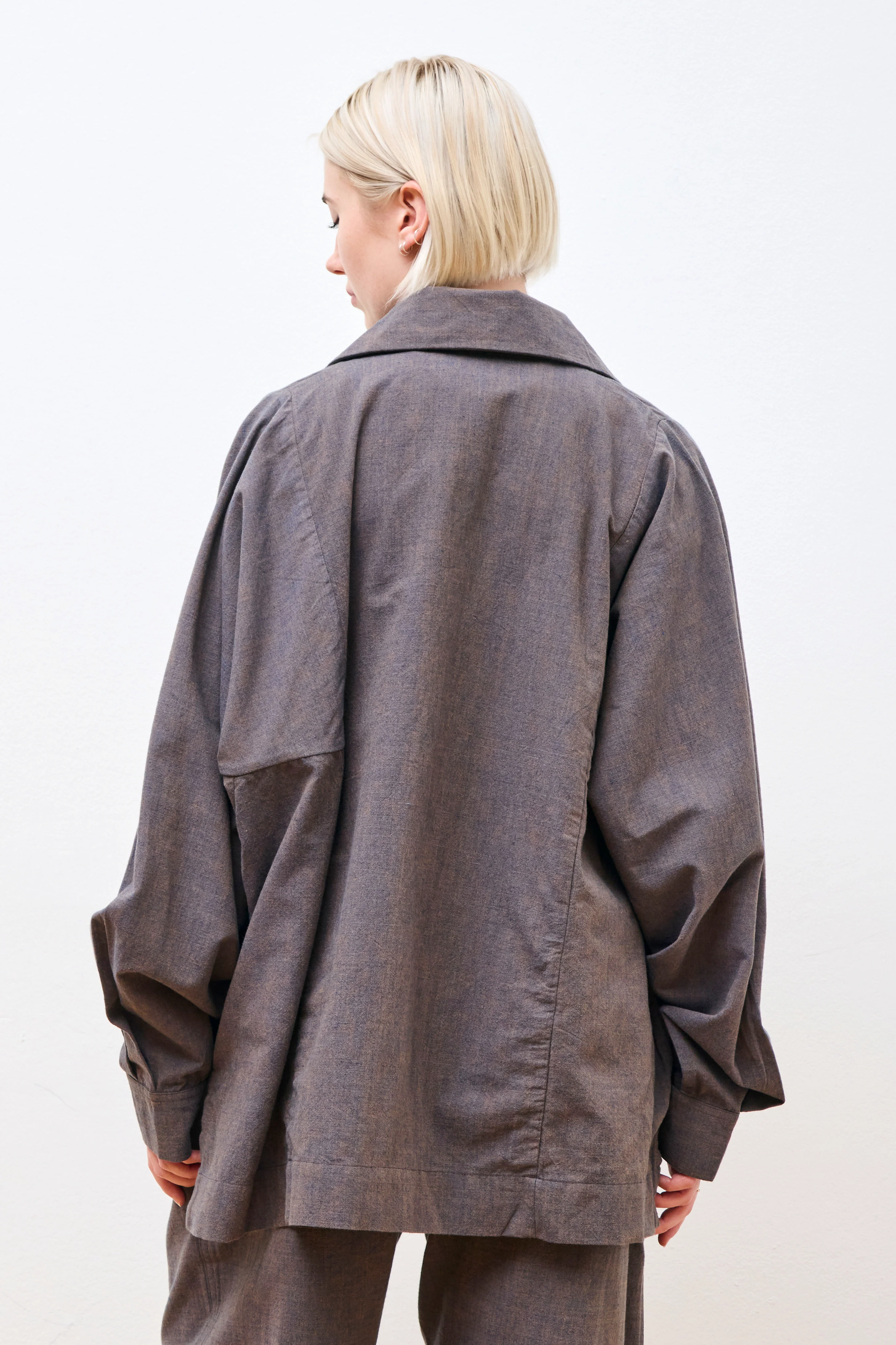 Farmer Jacket Persimmon & Indigo - Image 4