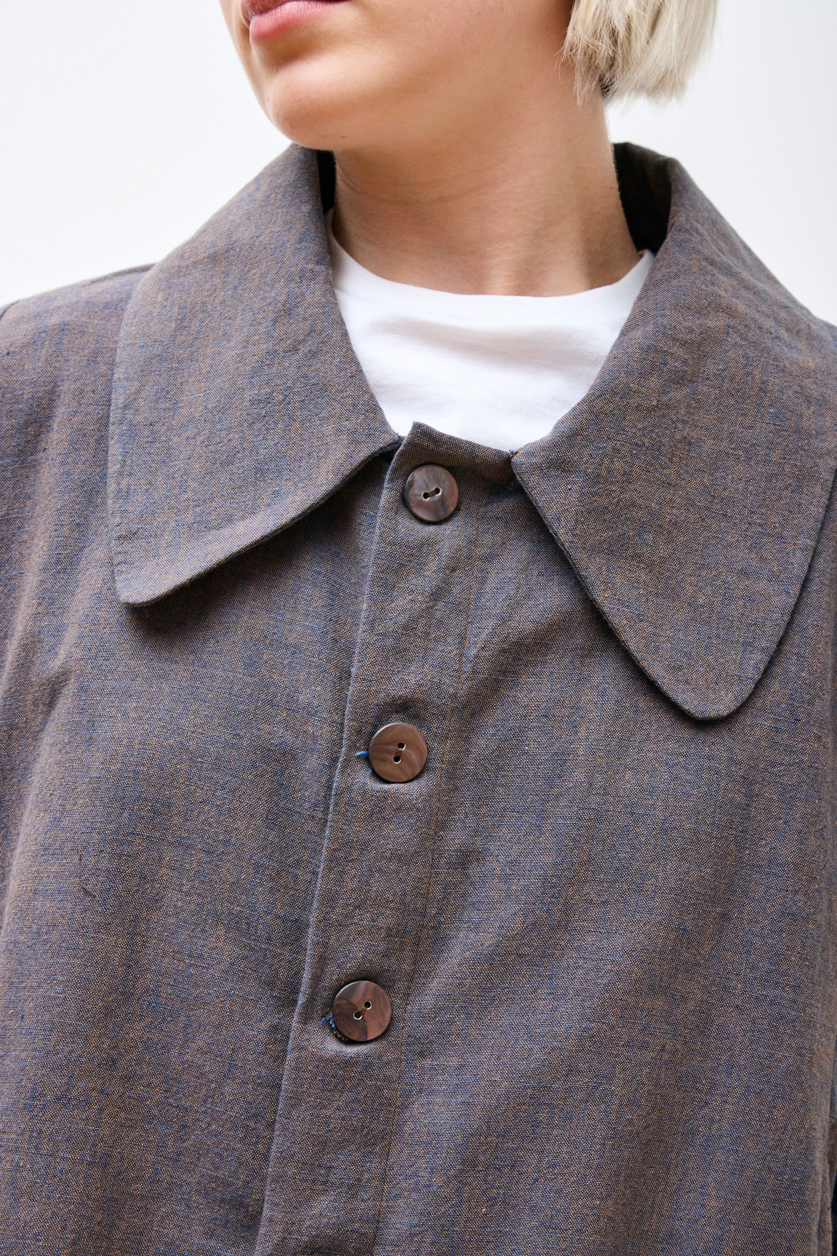 Farmer Jacket Persimmon & Indigo - Image 6
