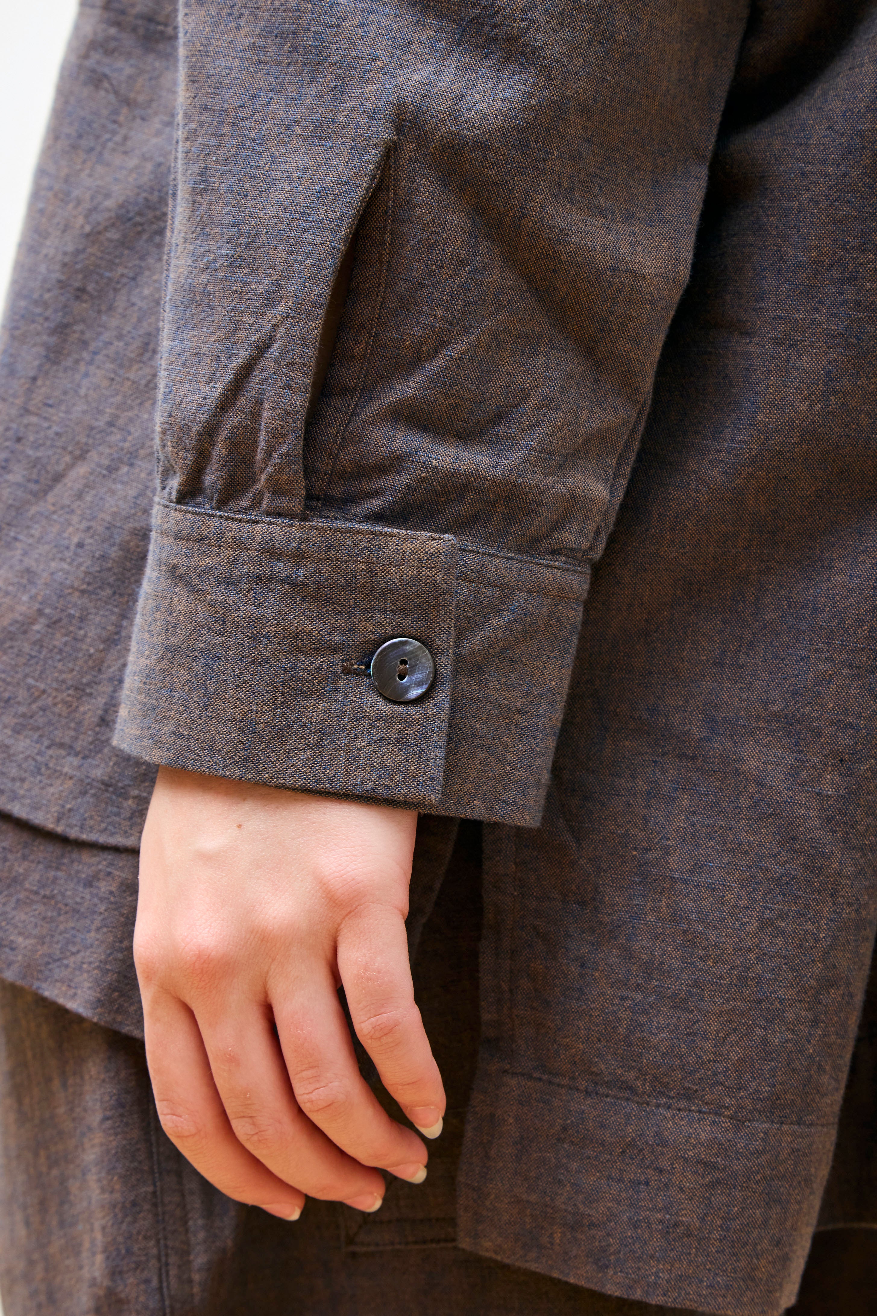 Farmer Jacket Persimmon & Indigo - Image 7