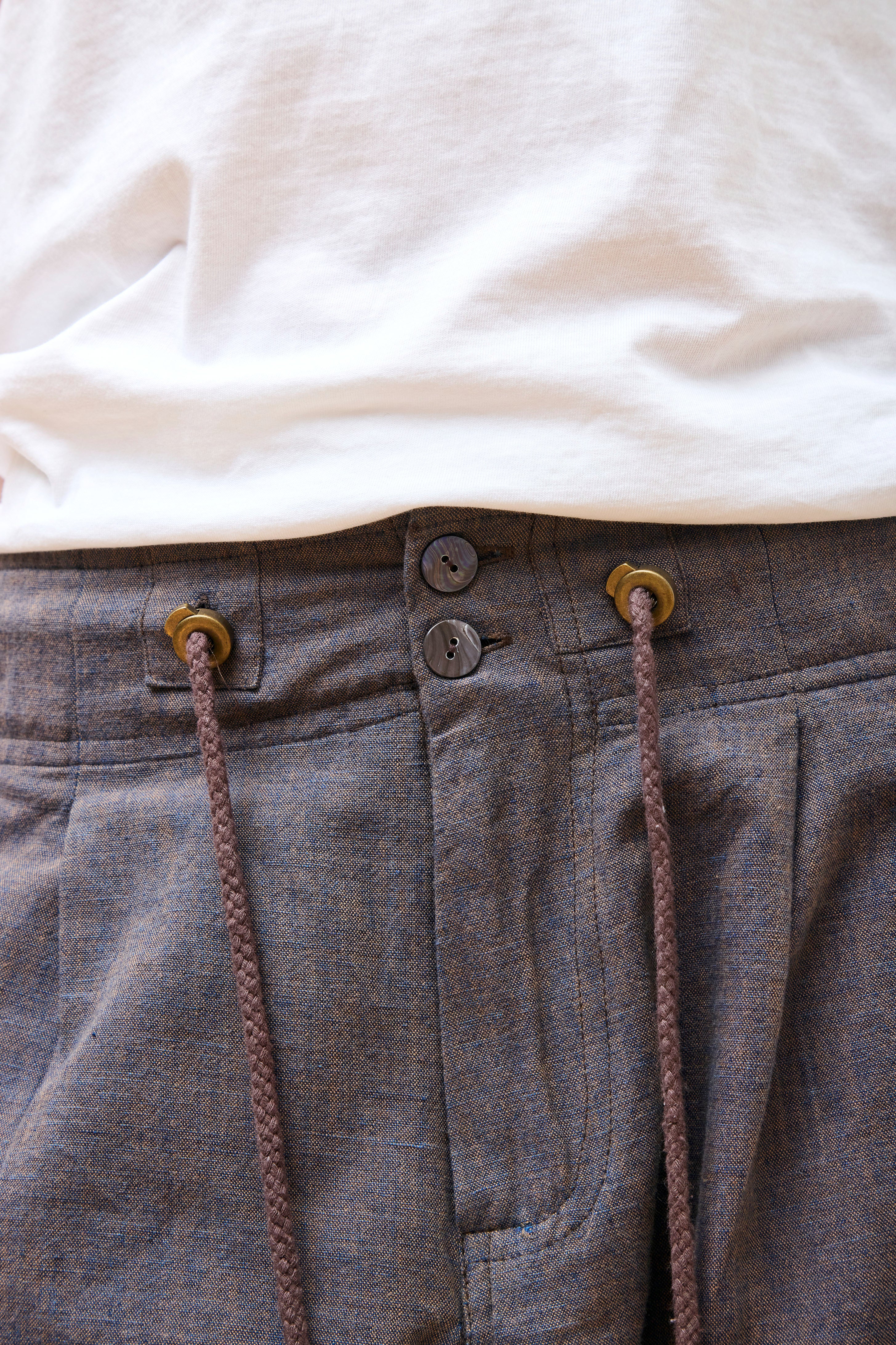 Farmer Pant Persimmon & Indigo Cotton - Image 4