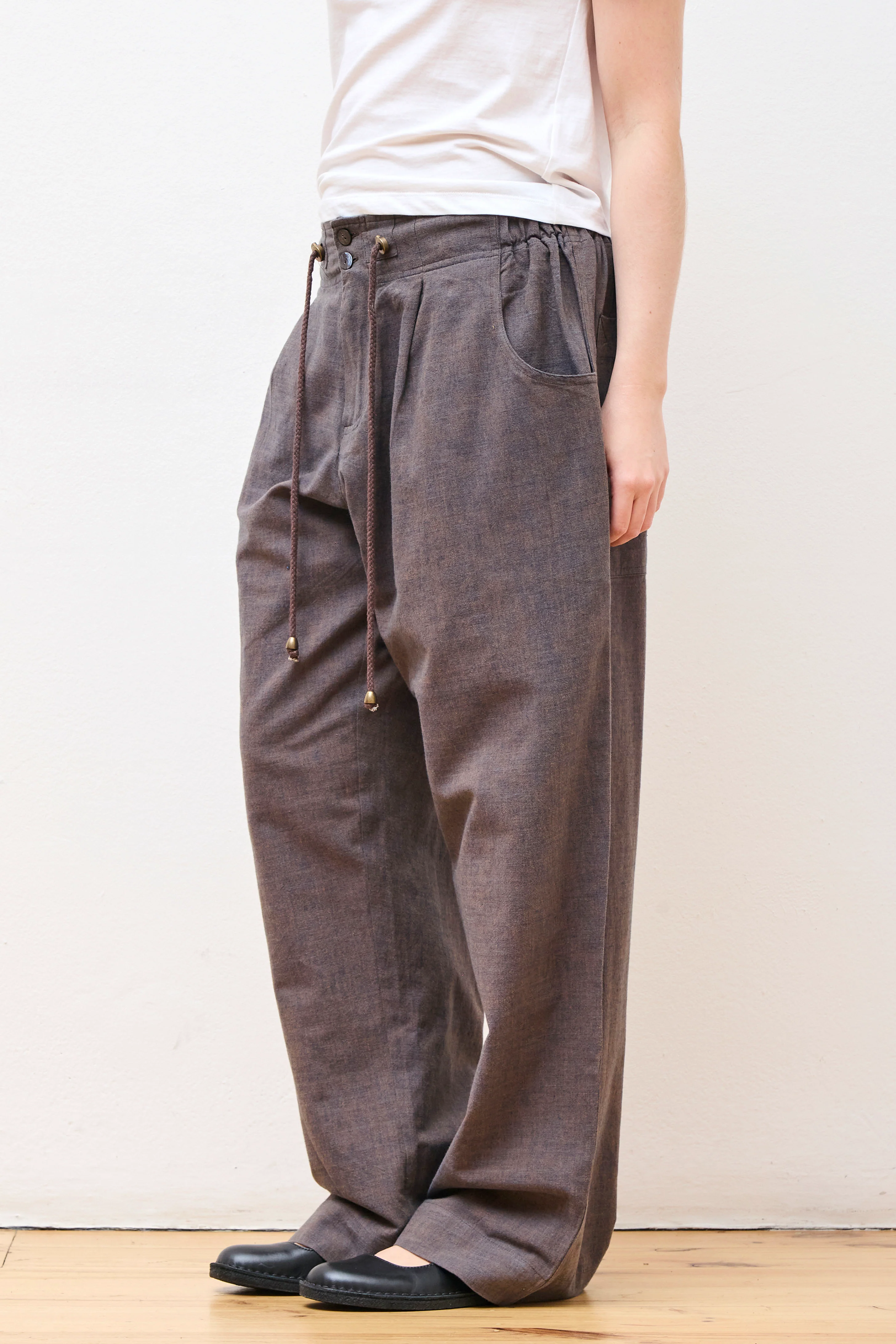 Farmer Pant Persimmon & Indigo Cotton - Image 5