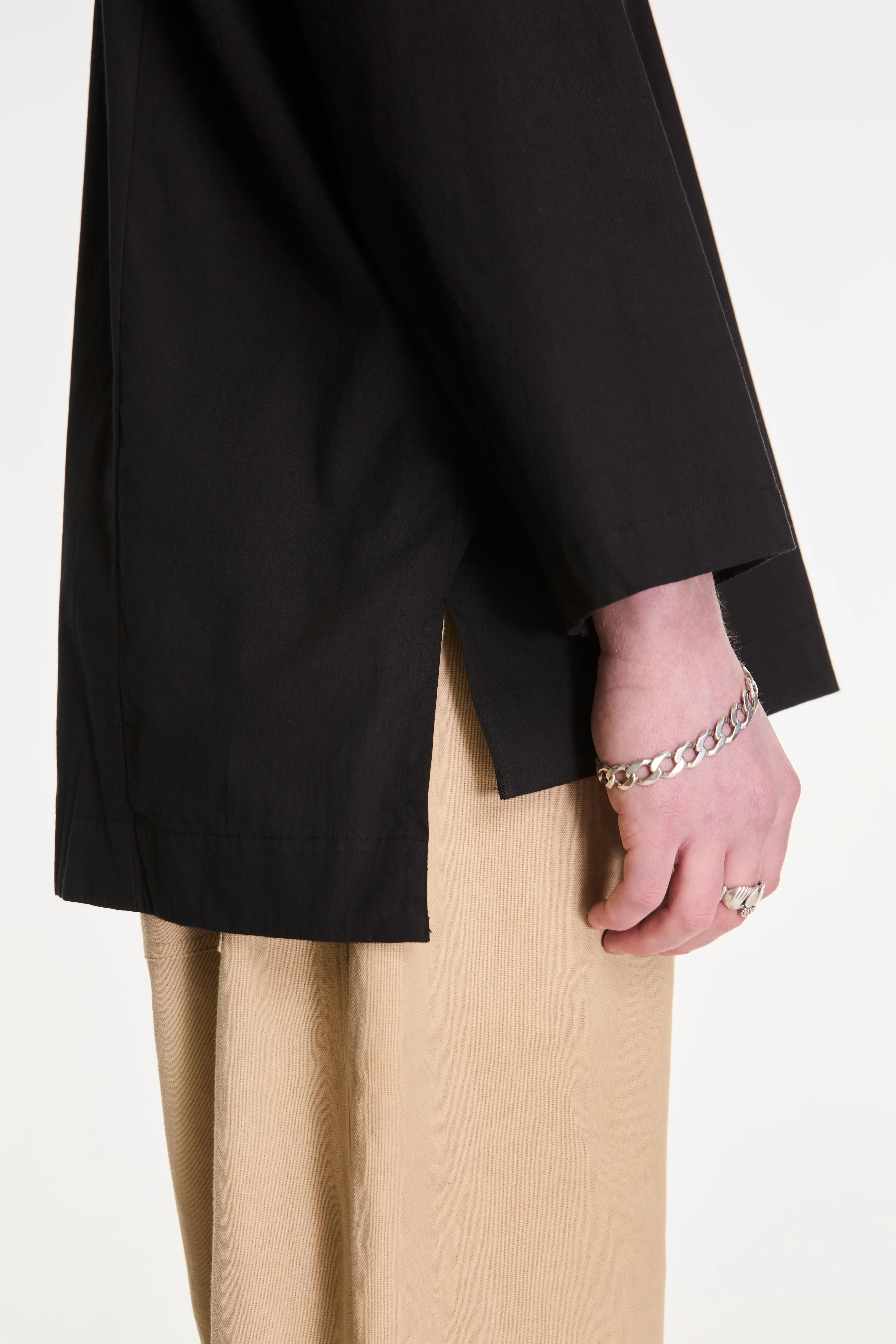 Fisherman Shirt Naturally Dyed Black - Image 5