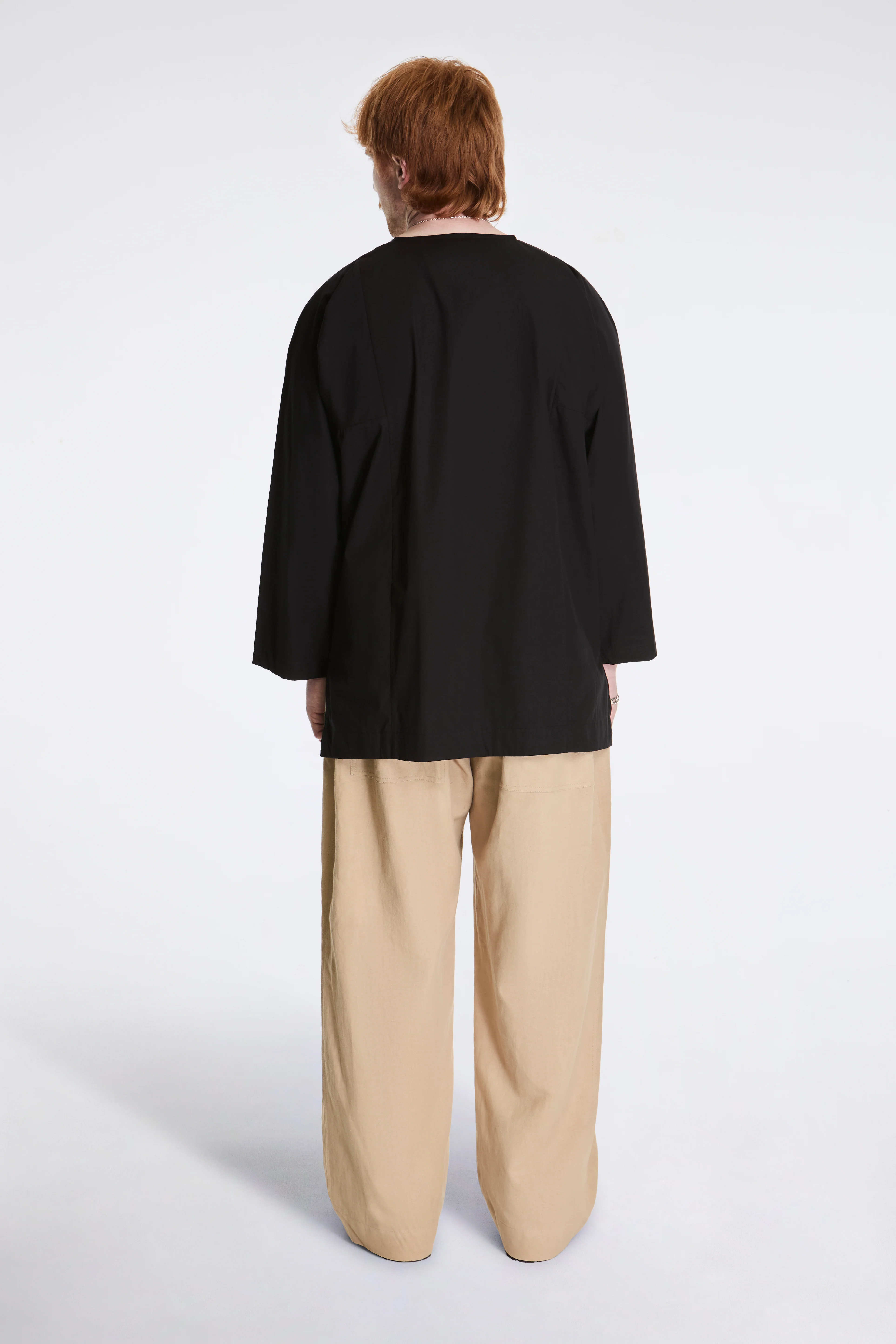 Fisherman Shirt Naturally Dyed Black - Image 6