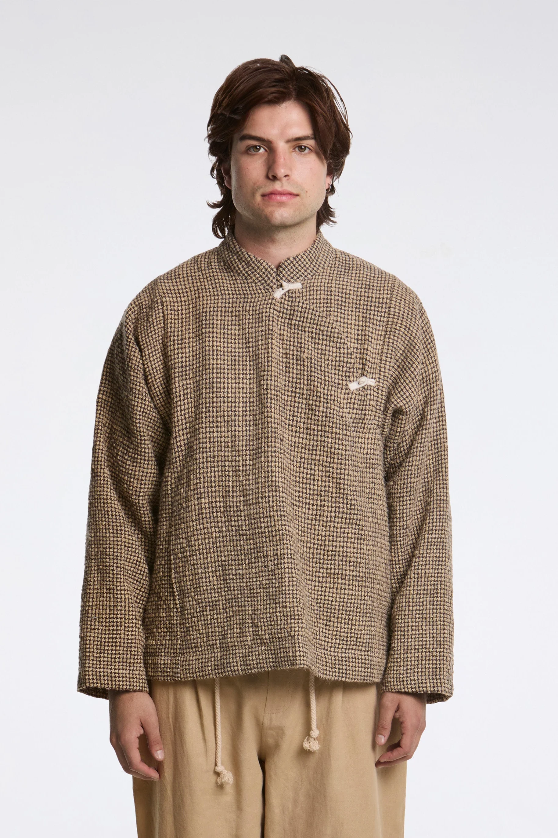 Shepherd Jacket Handwoven Tweed Wool - Image 2