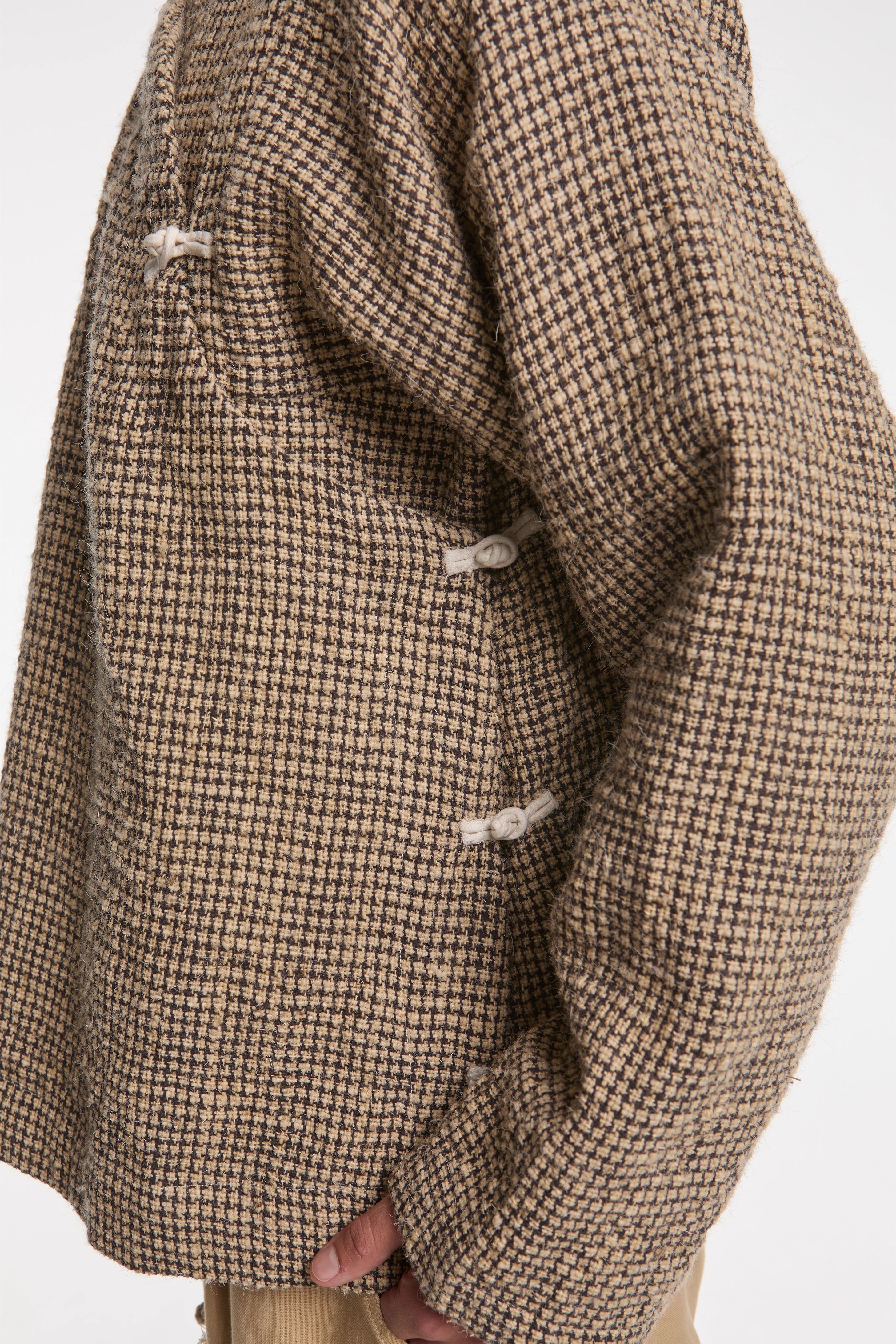 Shepherd Jacket Handwoven Tweed Wool - Image 3