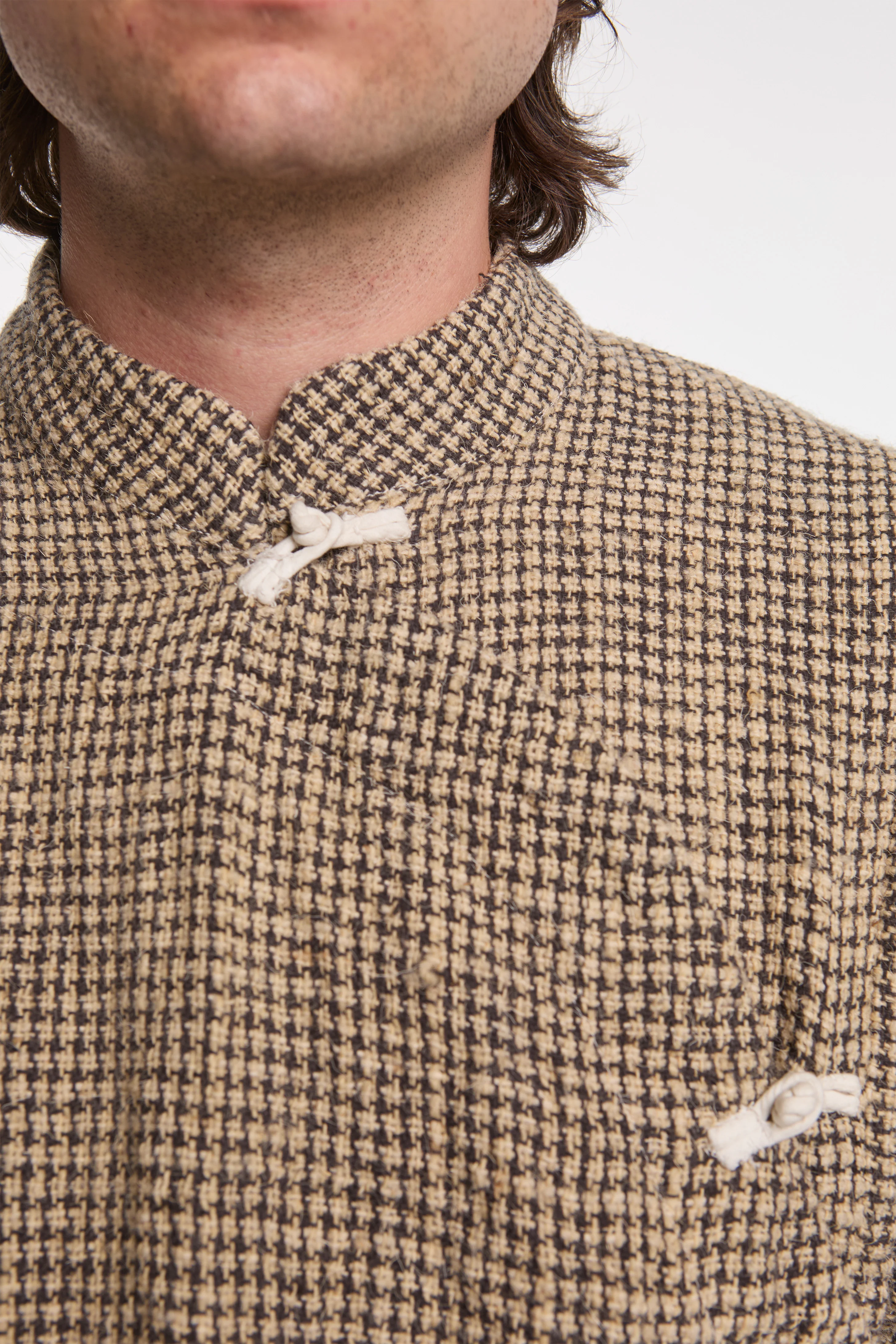 Shepherd Jacket Handwoven Tweed Wool - Image 4
