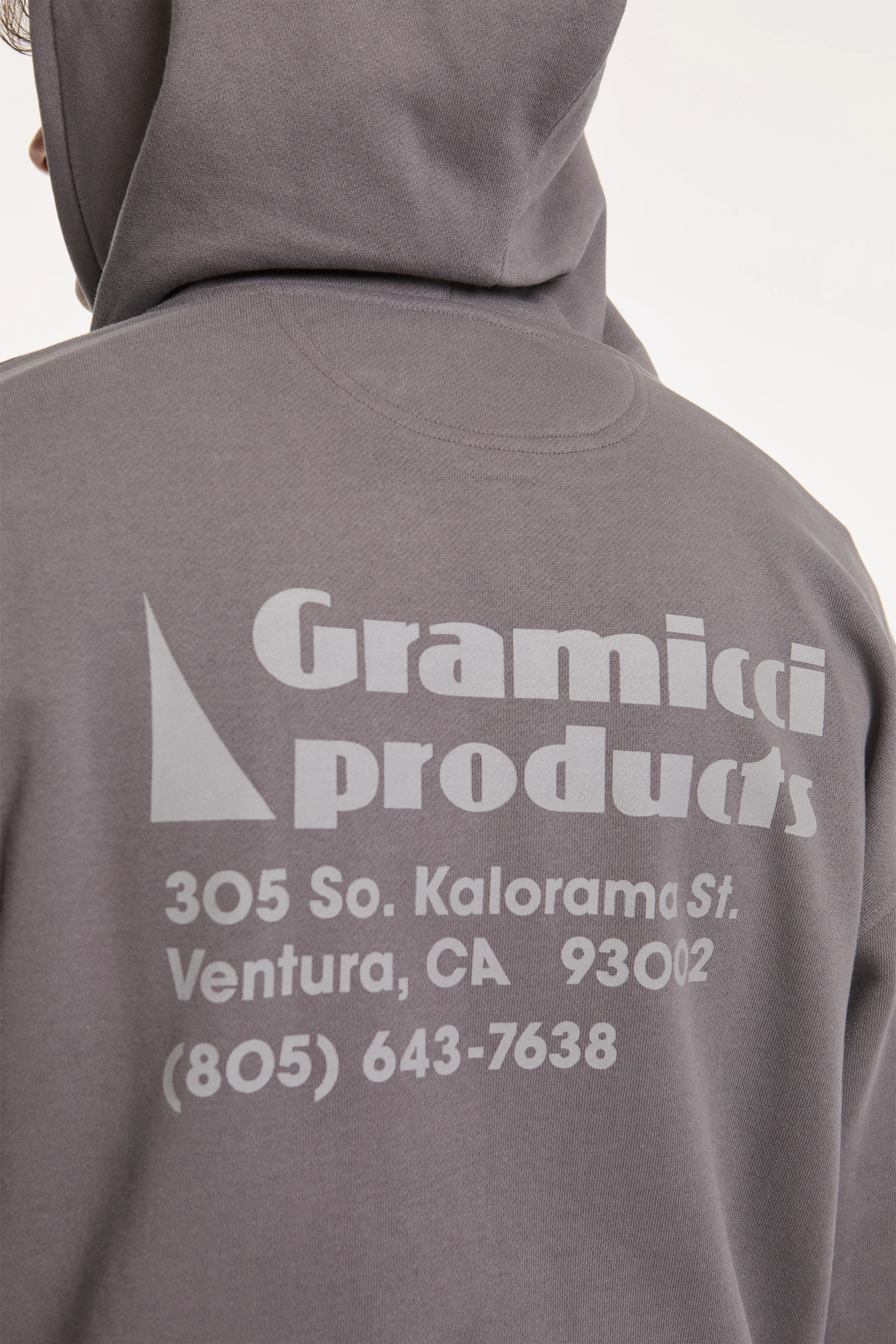G-Sail Zip Hooded Sweatshirt Charcoal - Image 4