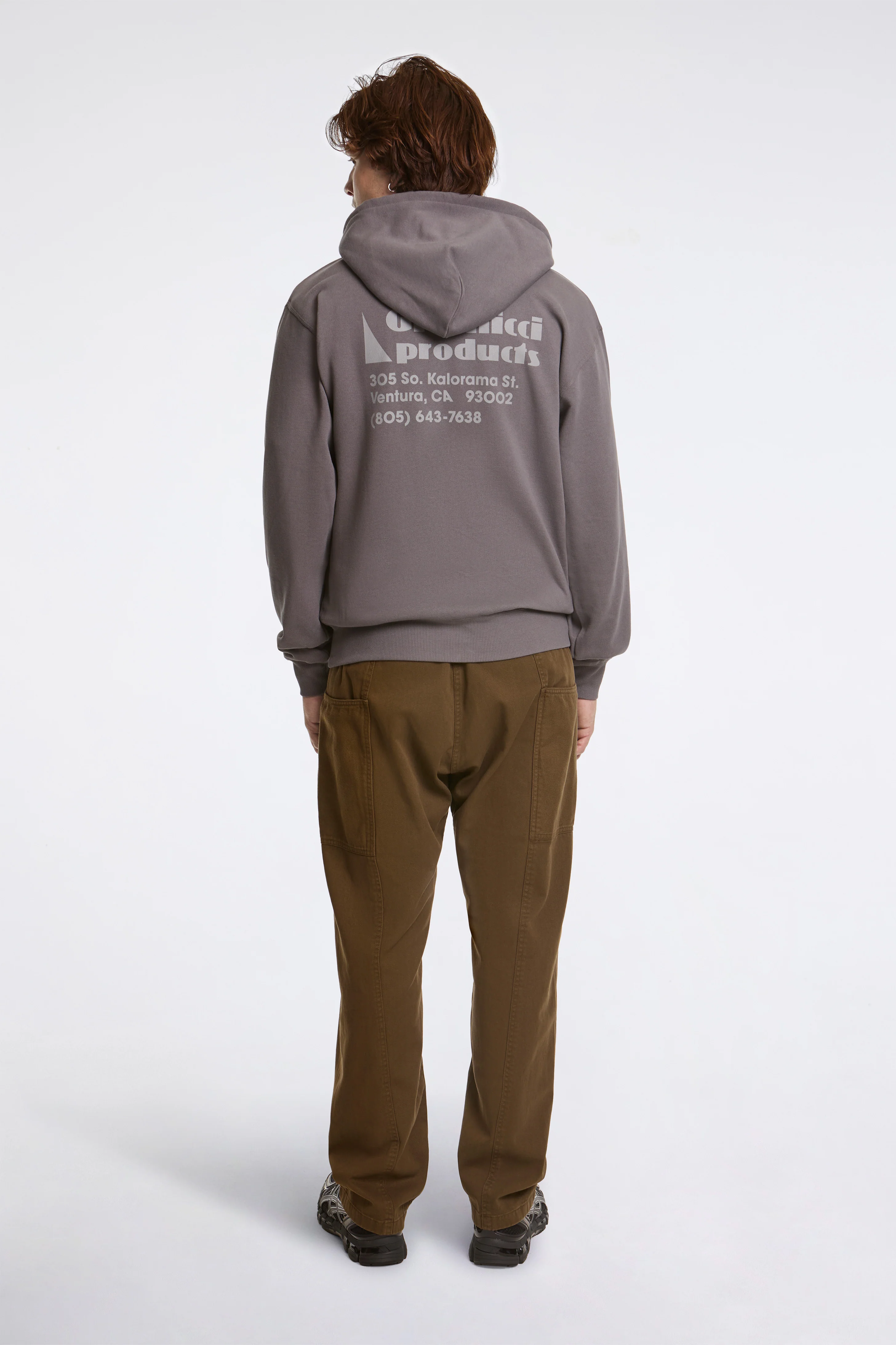 G-Sail Zip Hooded Sweatshirt Charcoal - Image 5