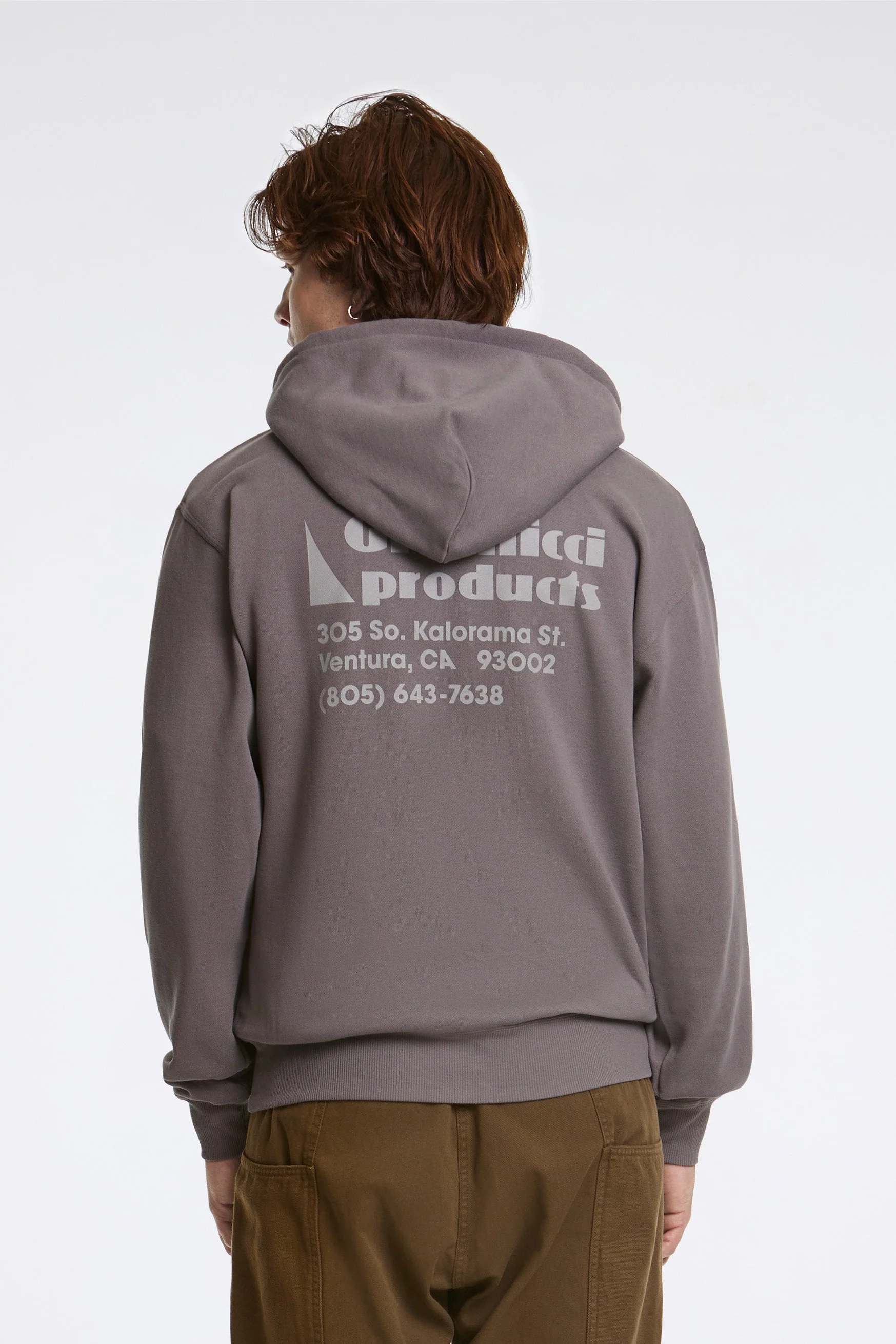 G-Sail Zip Hooded Sweatshirt Charcoal - Image 6