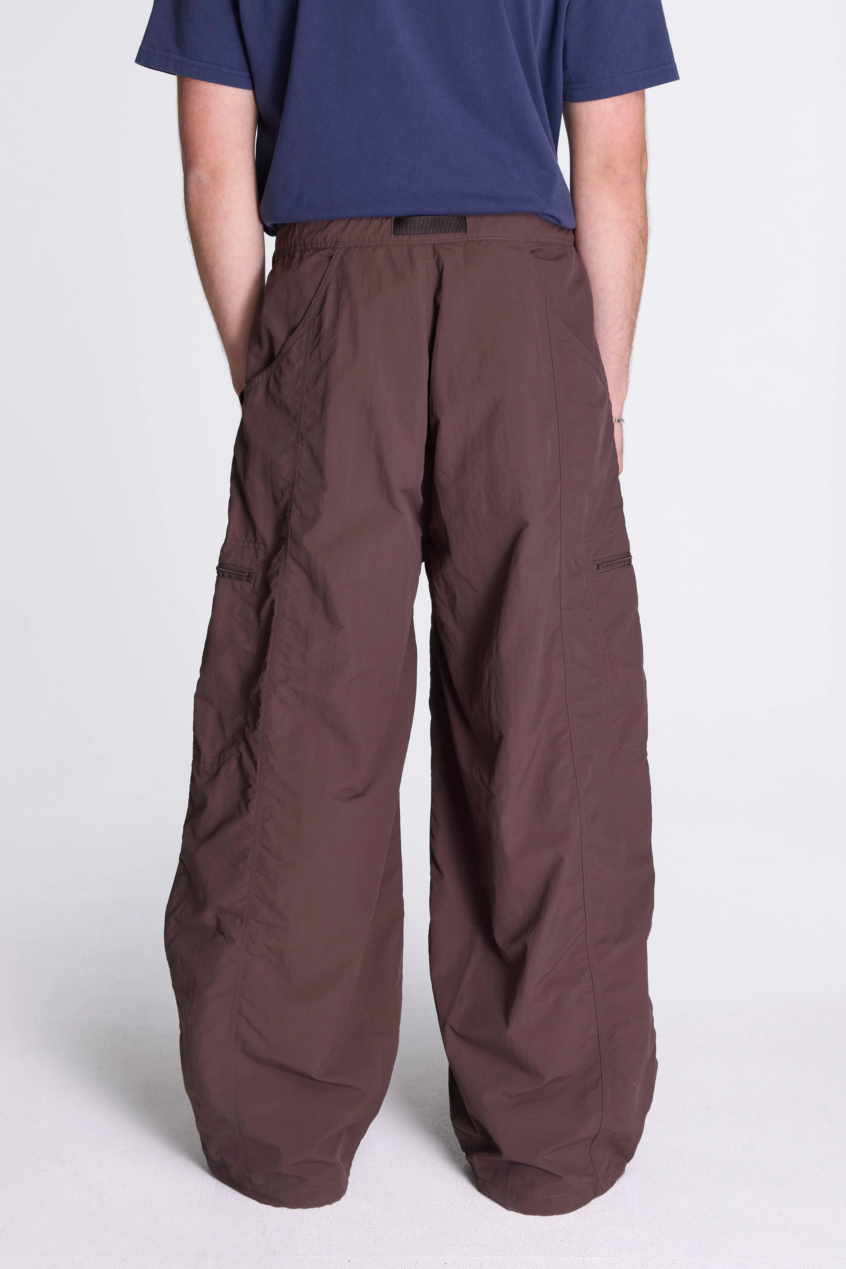 Loose Balloon Pant Deep Brown - Image 6
