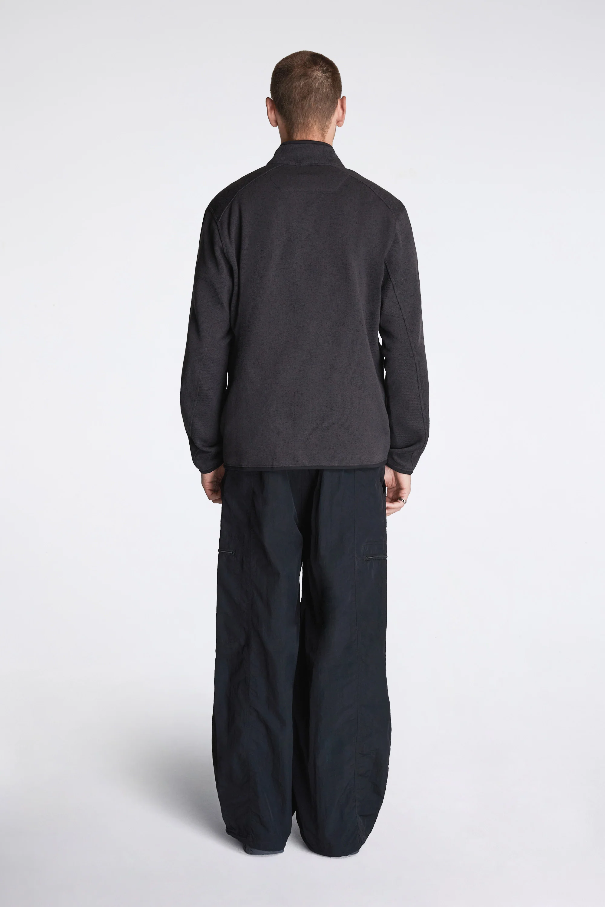 Nylon Balloon Pant Black - Image 6