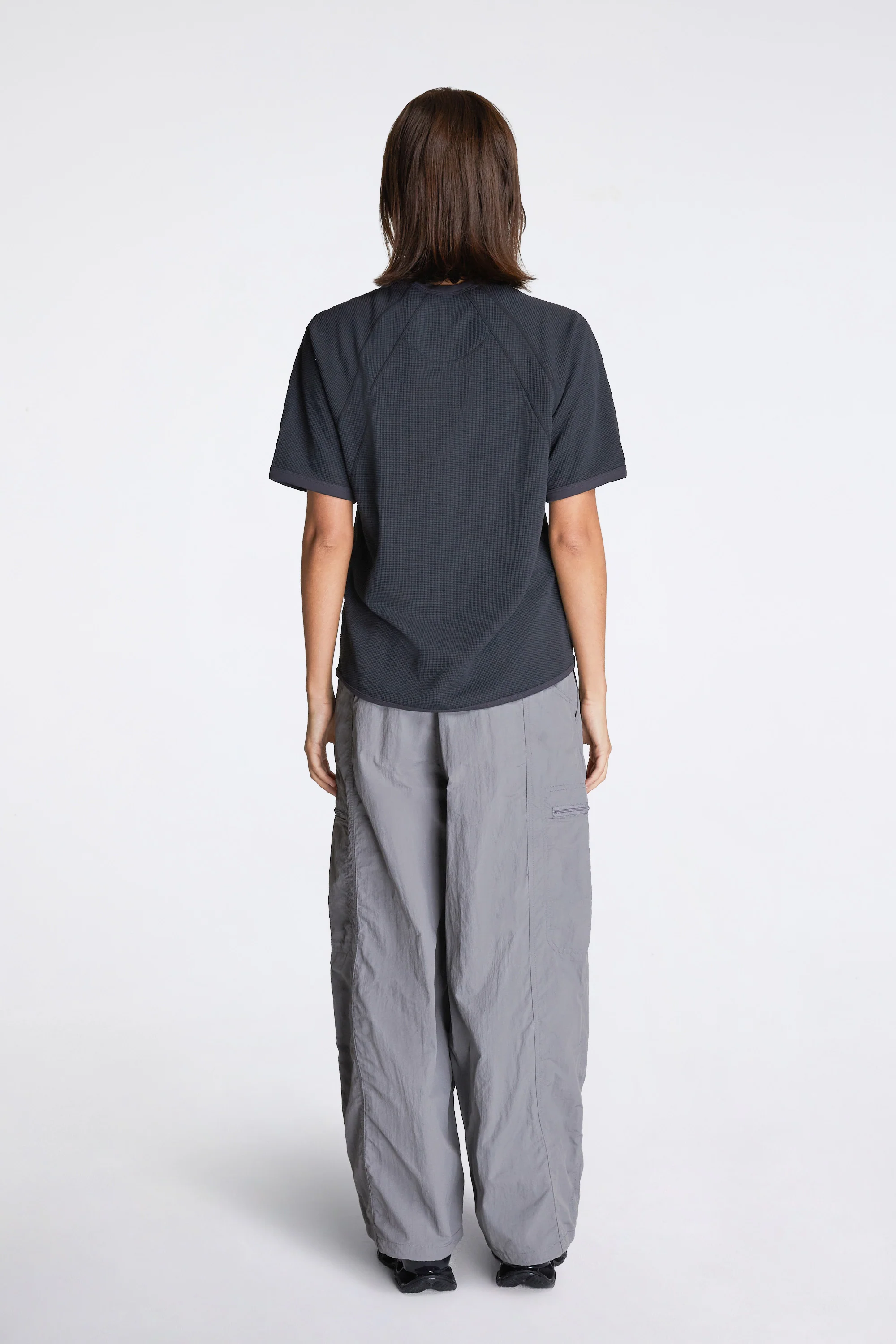Nylon Balloon Pant Grey - Image 3