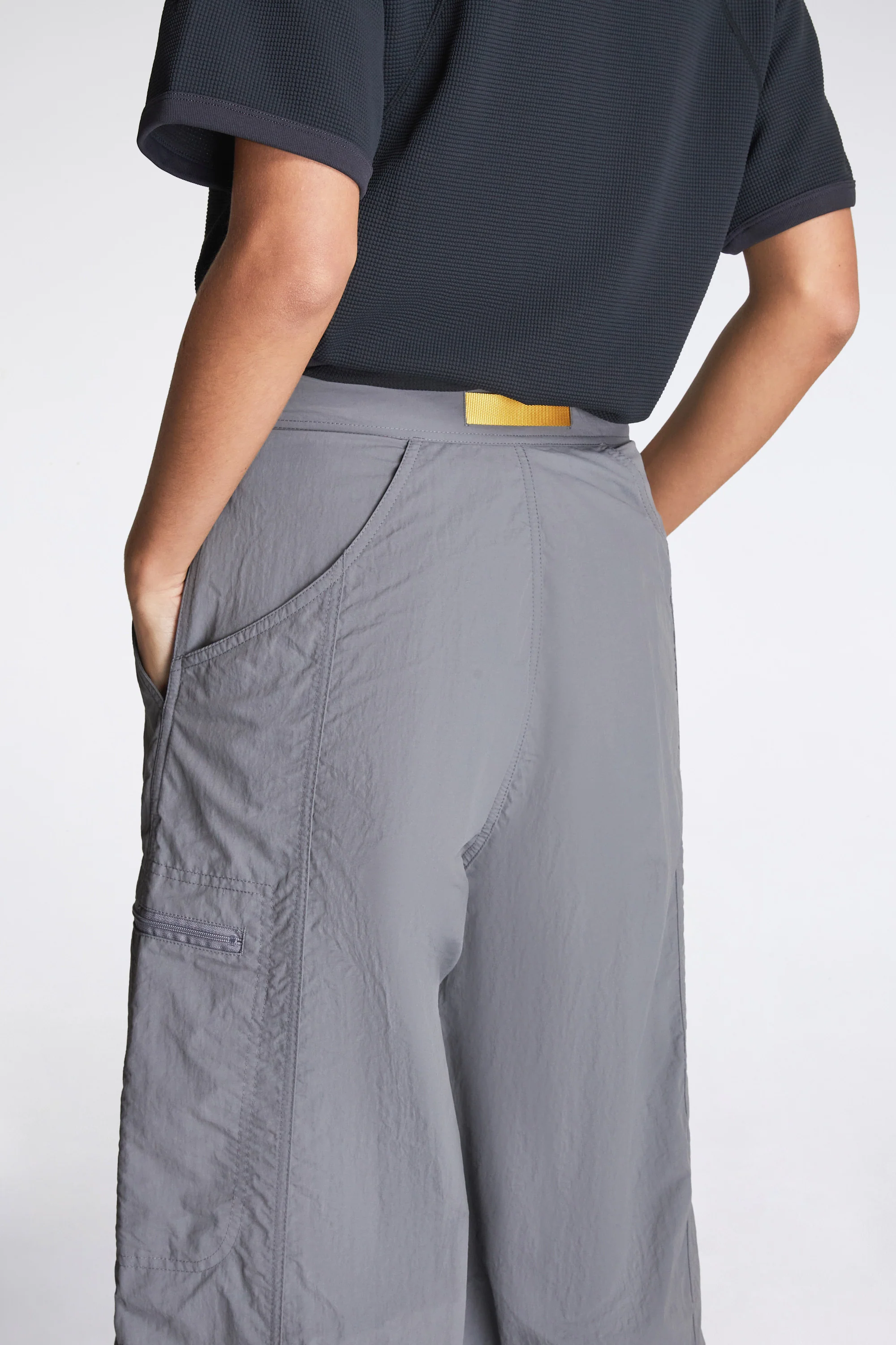 Nylon Balloon Pant Grey - Image 4