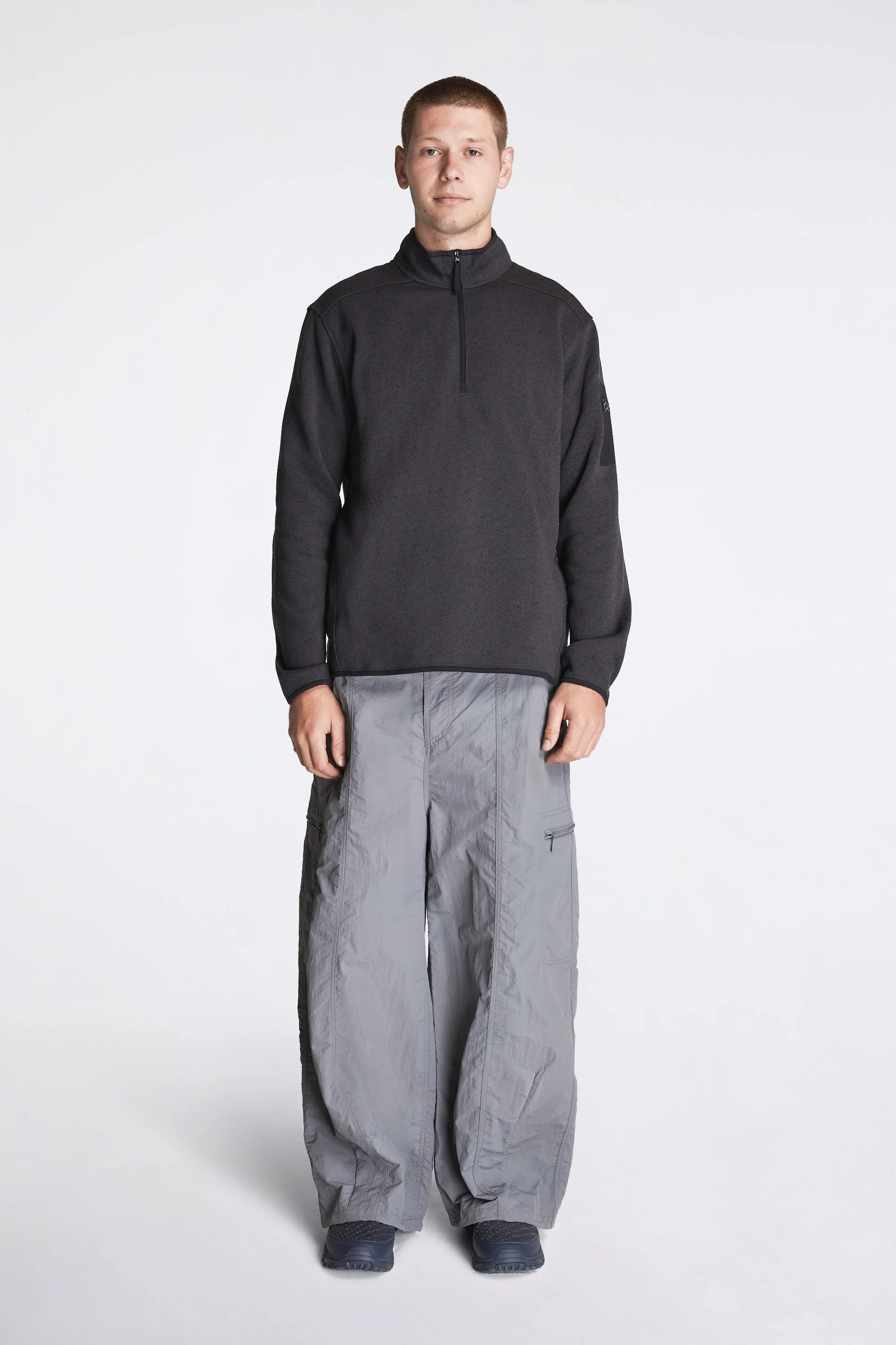 Nylon Balloon Pant Grey - Image 5