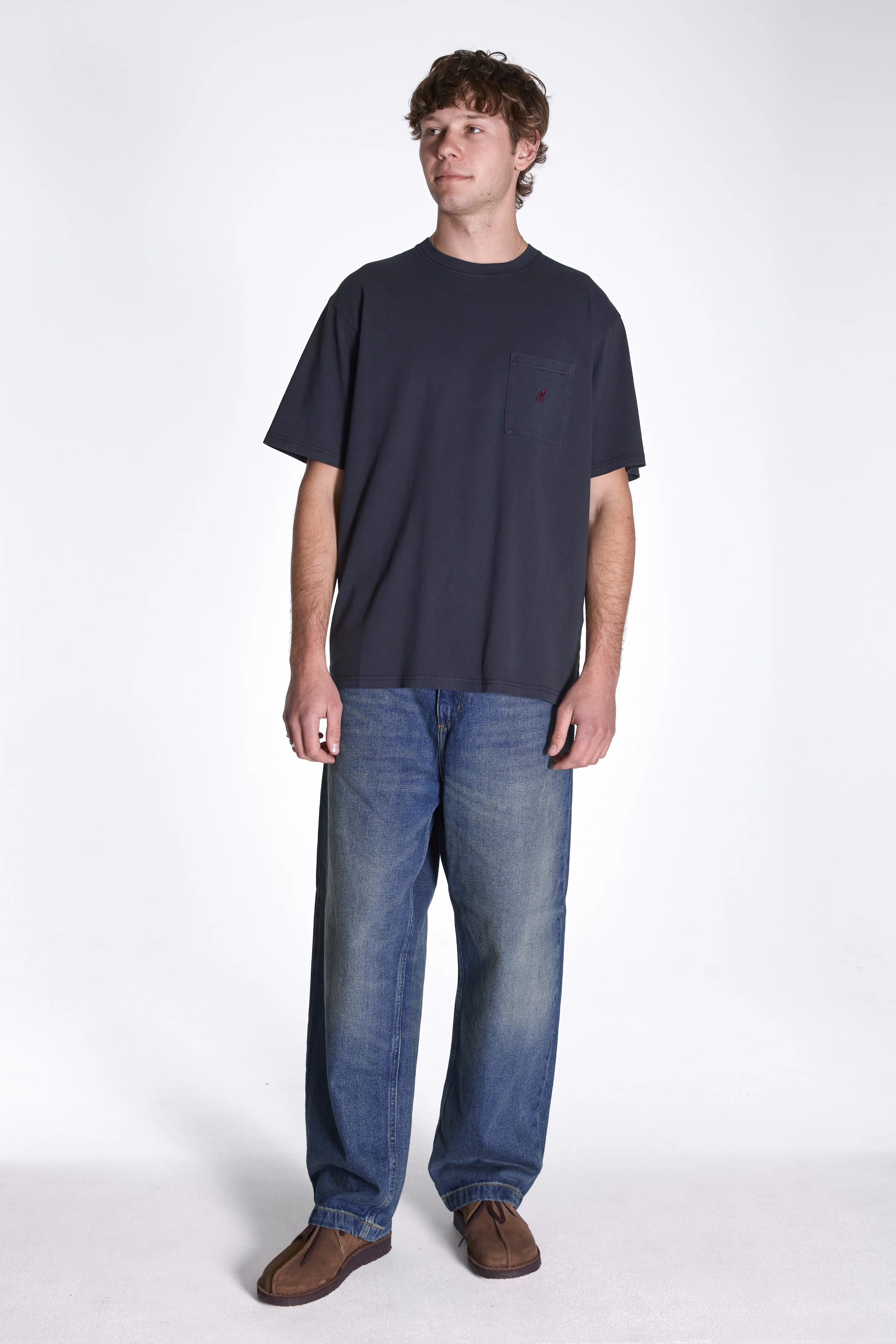 One Point Tee Pigment Dyed Navy Pigment - Image 2