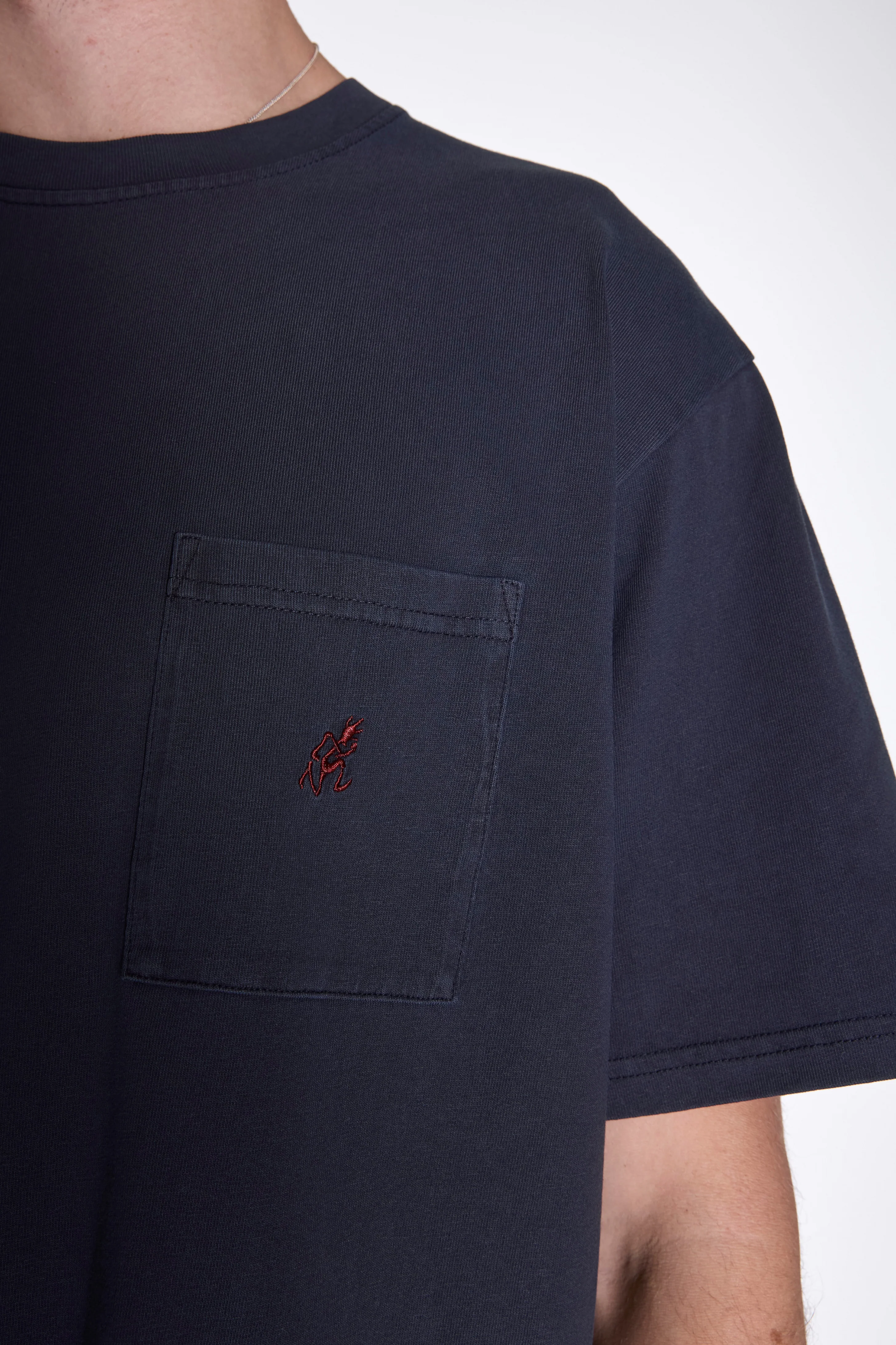 One Point Tee Pigment Dyed Navy Pigment - Image 3