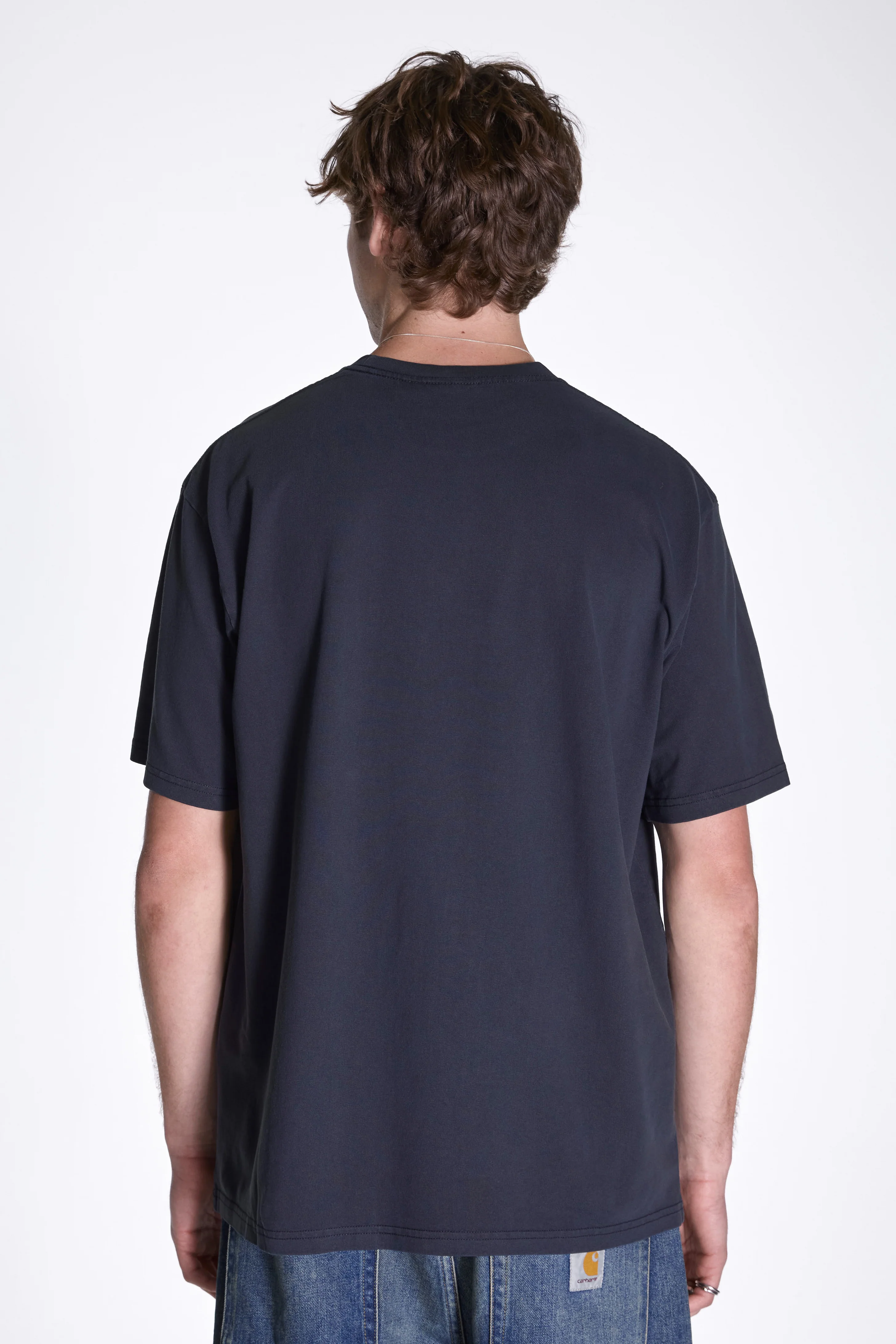 One Point Tee Pigment Dyed Navy Pigment - Image 4