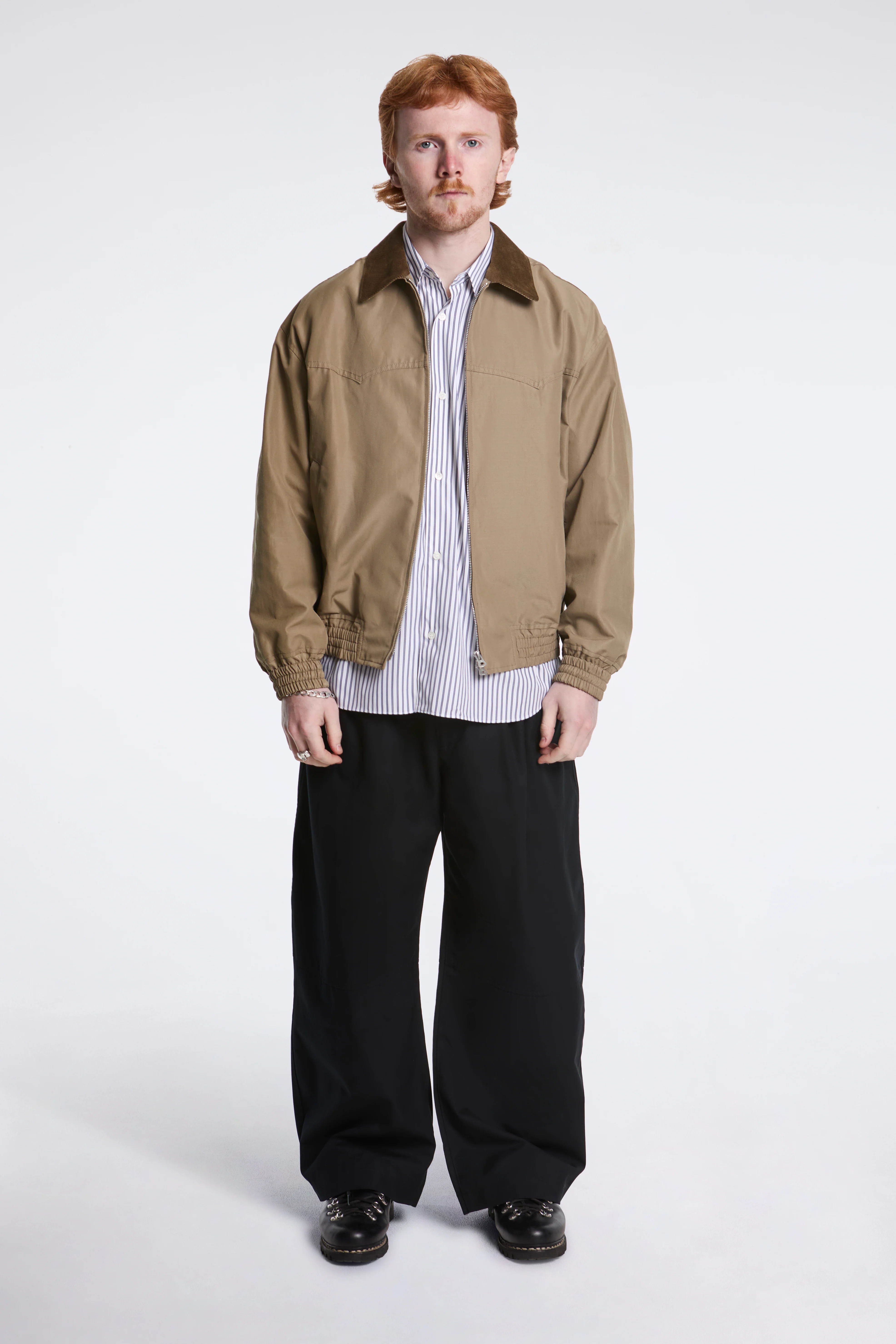 Harrington Jacket Beige - Image 3