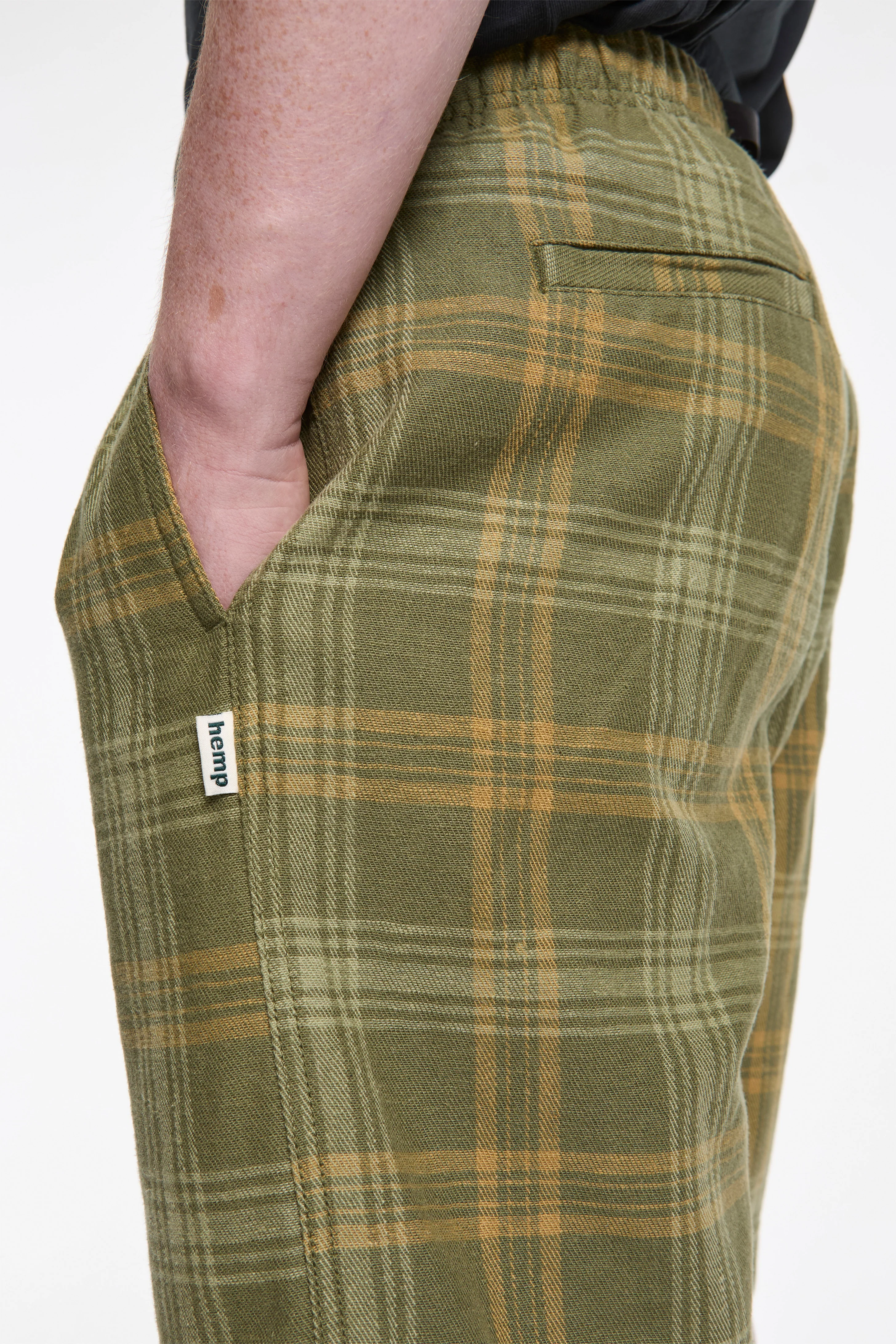 Hemp G-Short Plaid Plaid - Image 5