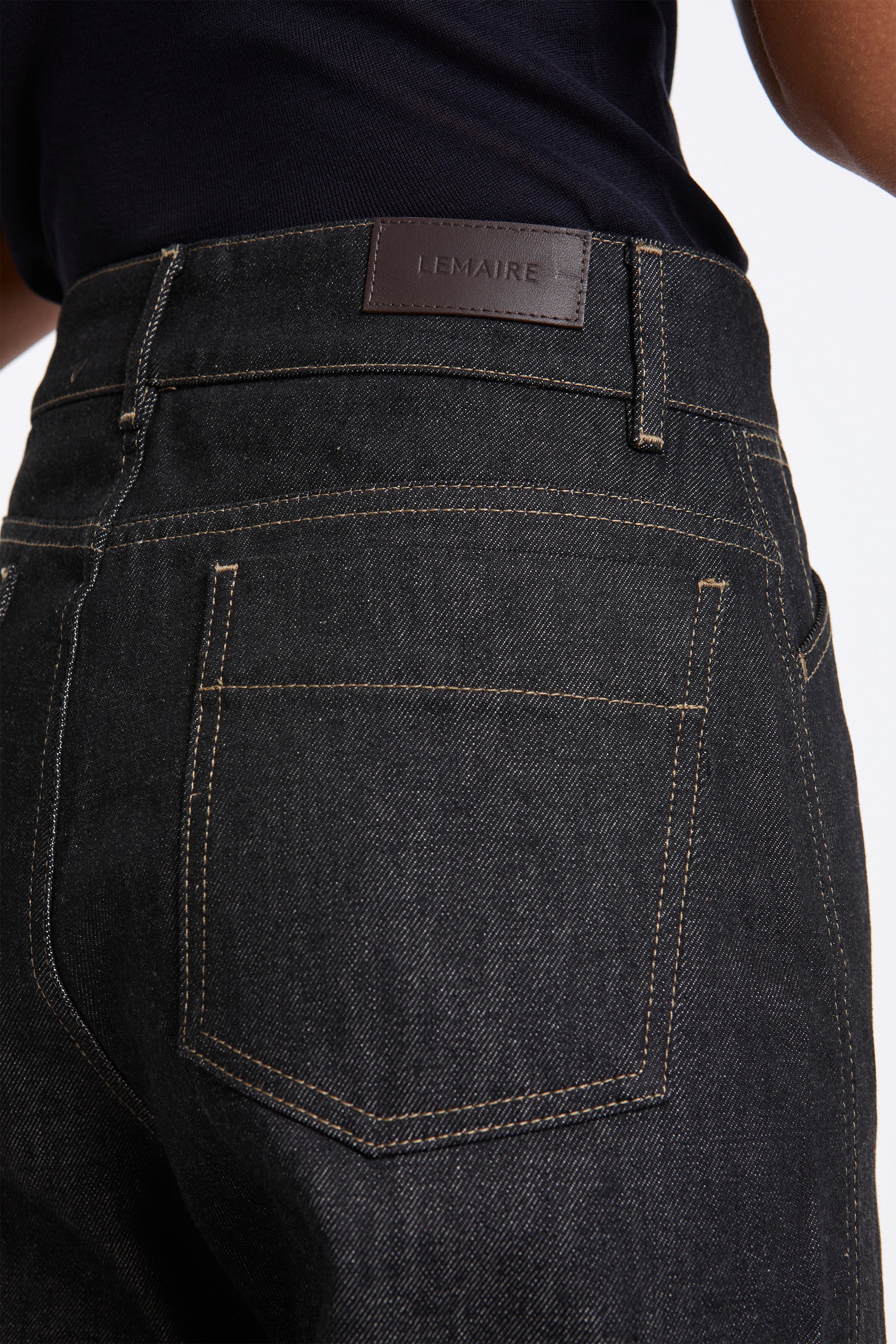 High Waisted Curved Pants Slate - Image 4