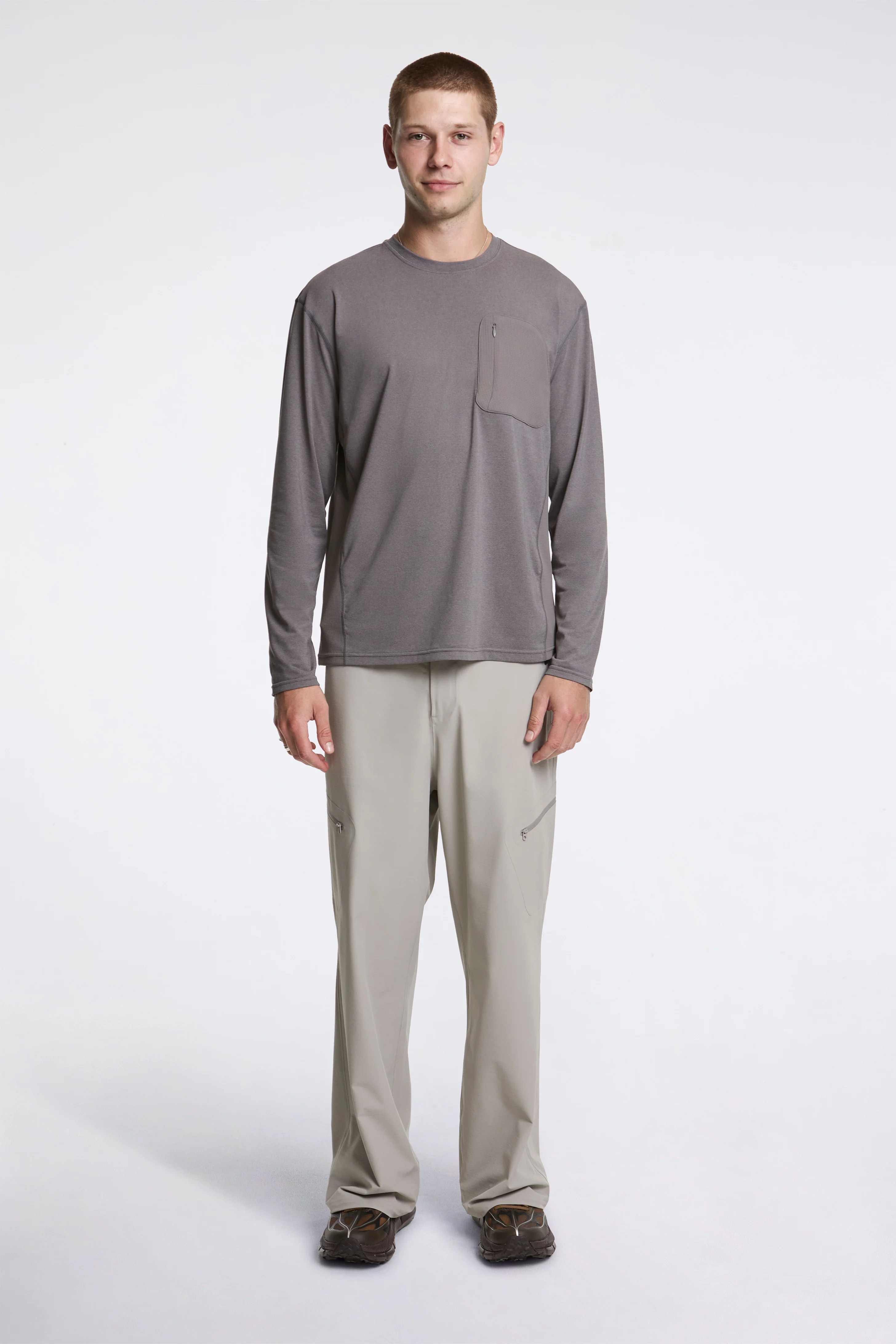 Long Sleeve Tee Grey - Image 5