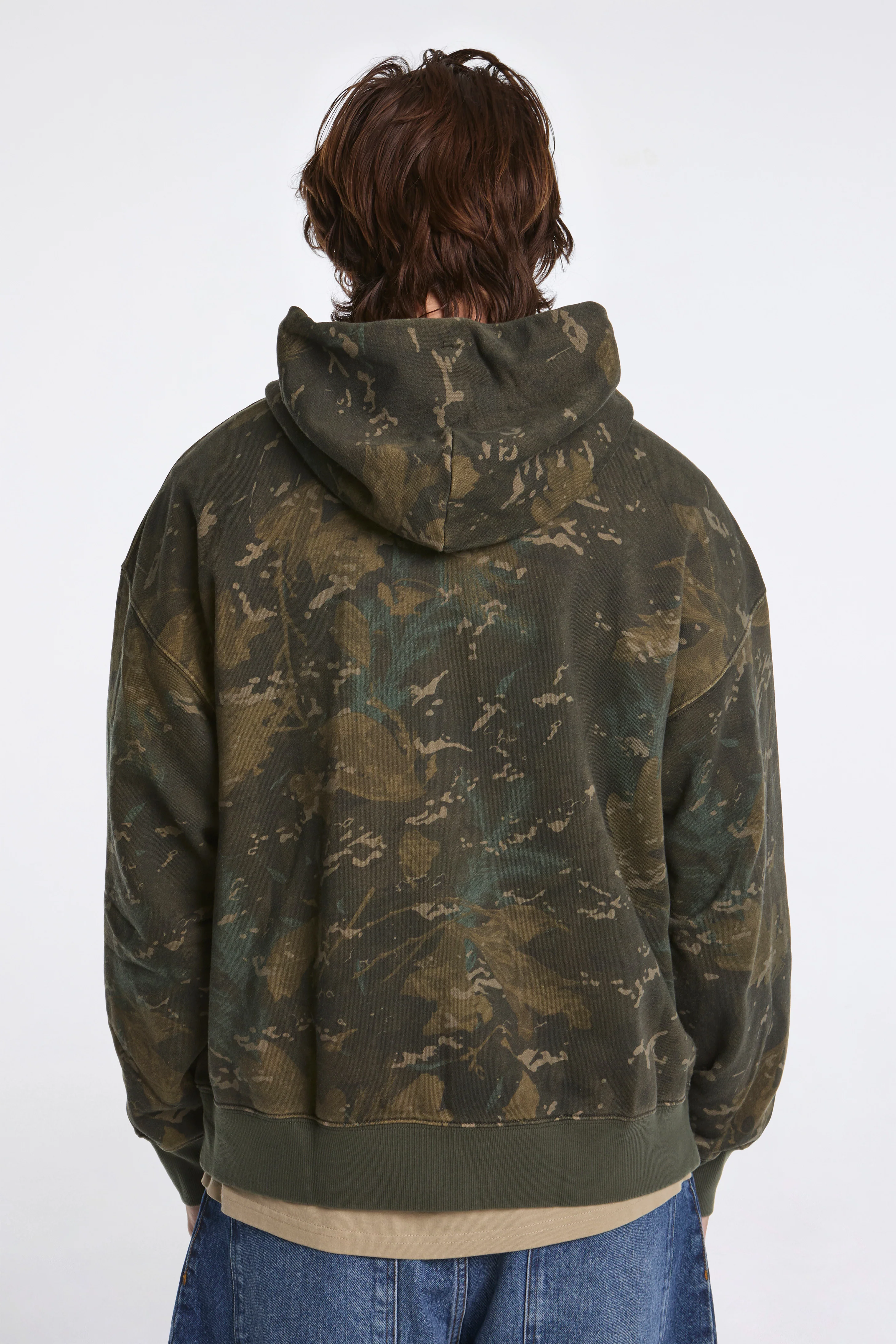 Hooded Benton Sweat Jacket Camo Combi - Image 2