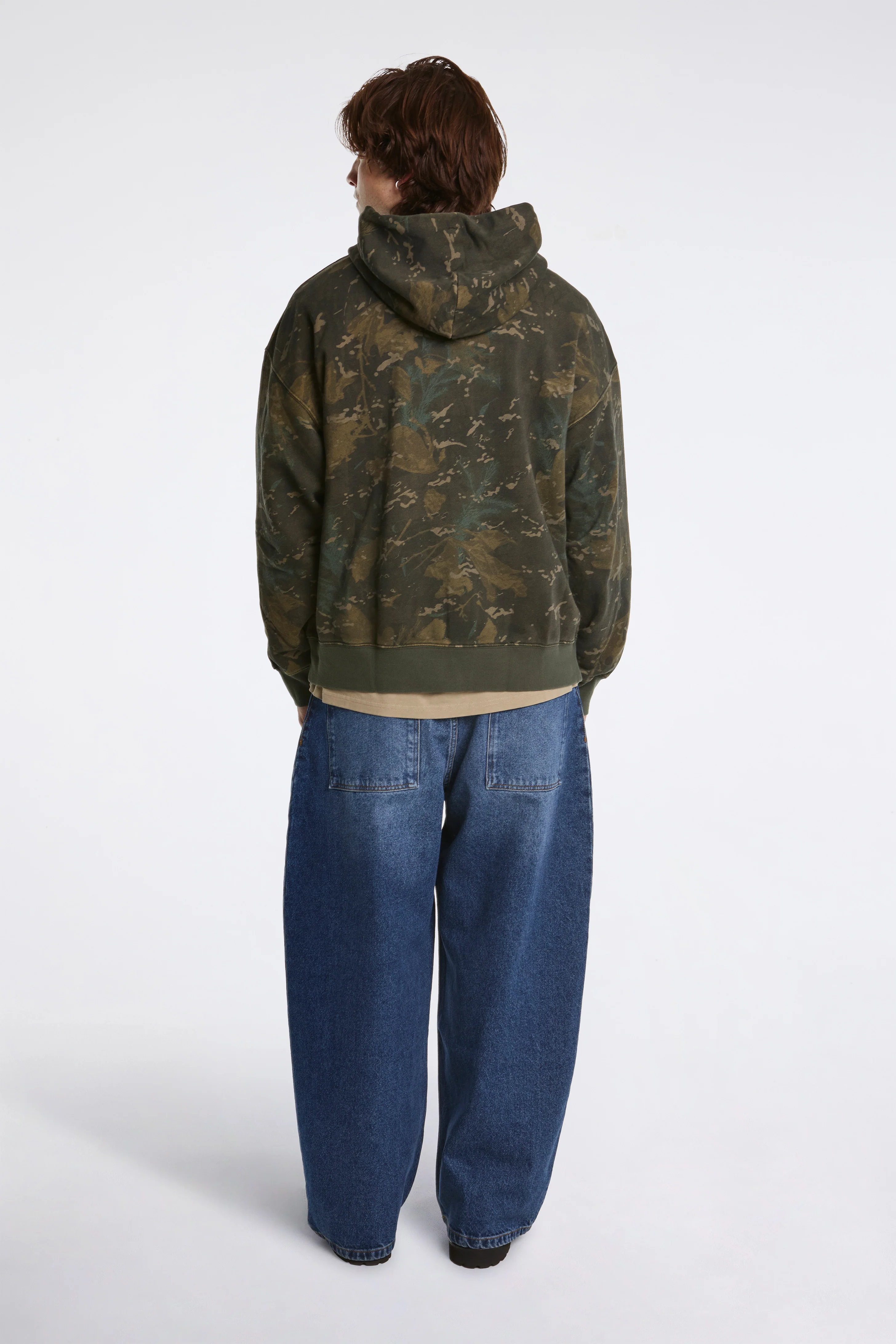 Hooded Benton Sweat Jacket Camo Combi - Image 6